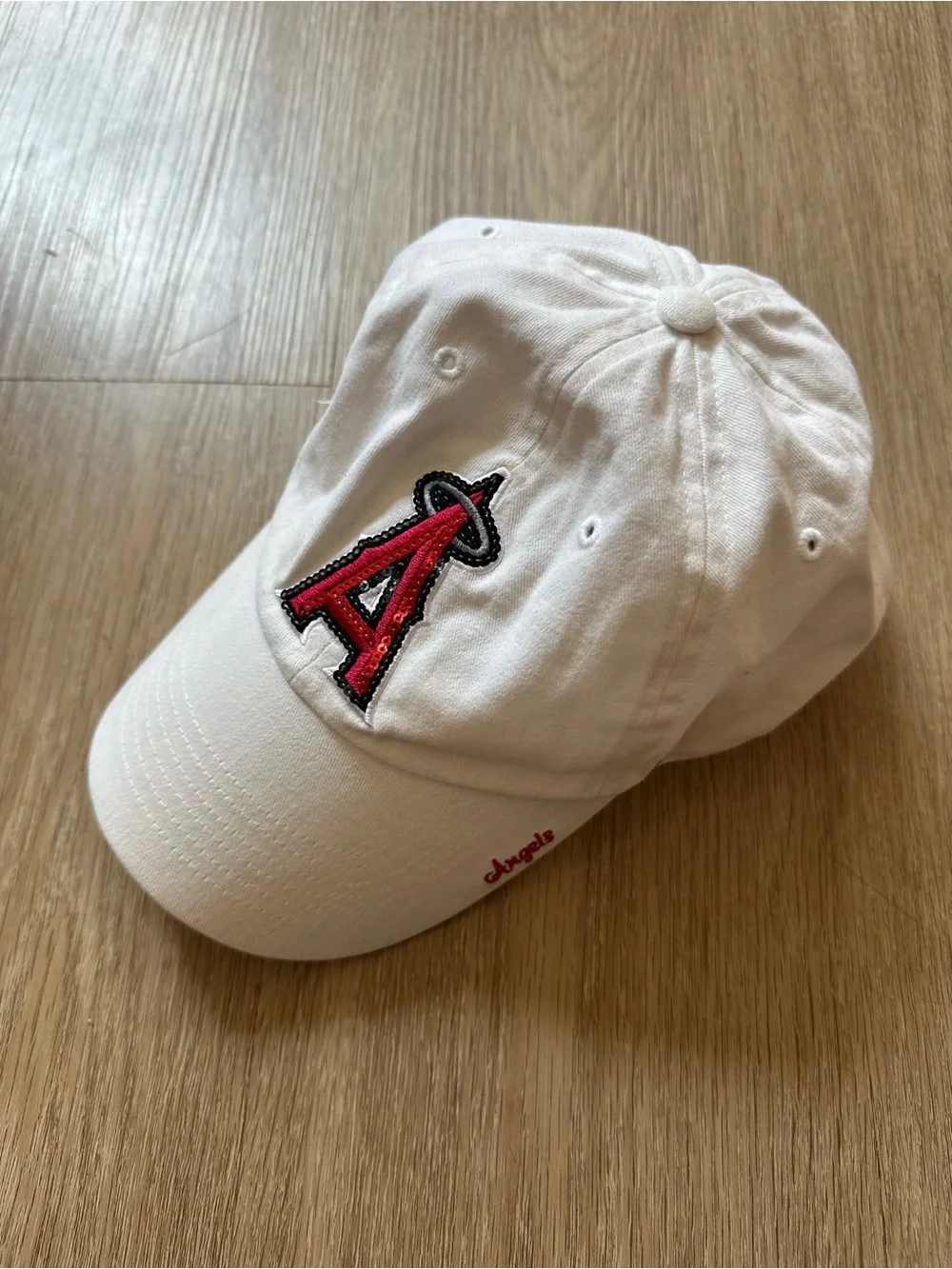 Anaheim Angels Sequin Logo Adjustable Hat