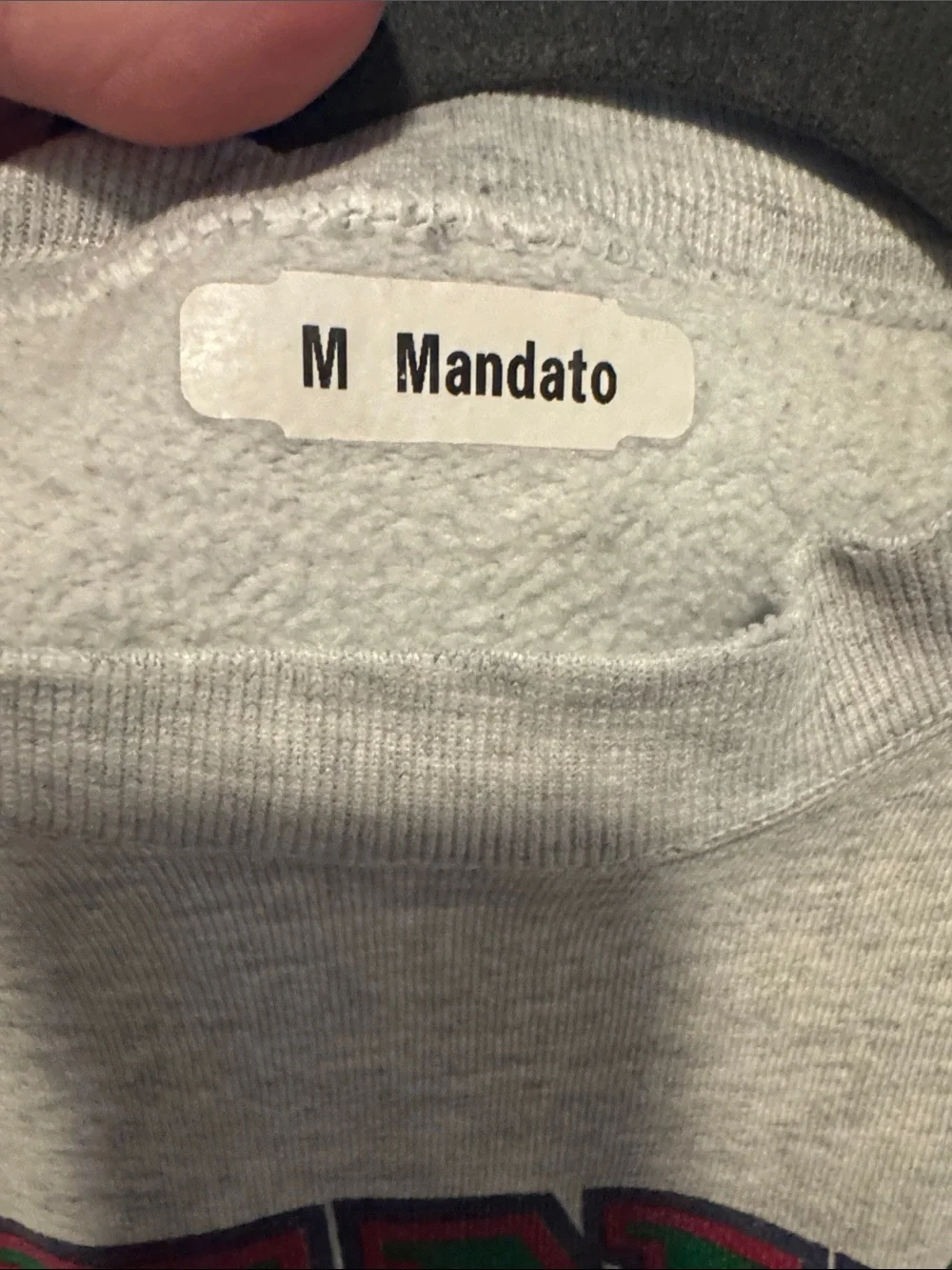 Vintage college crewneck