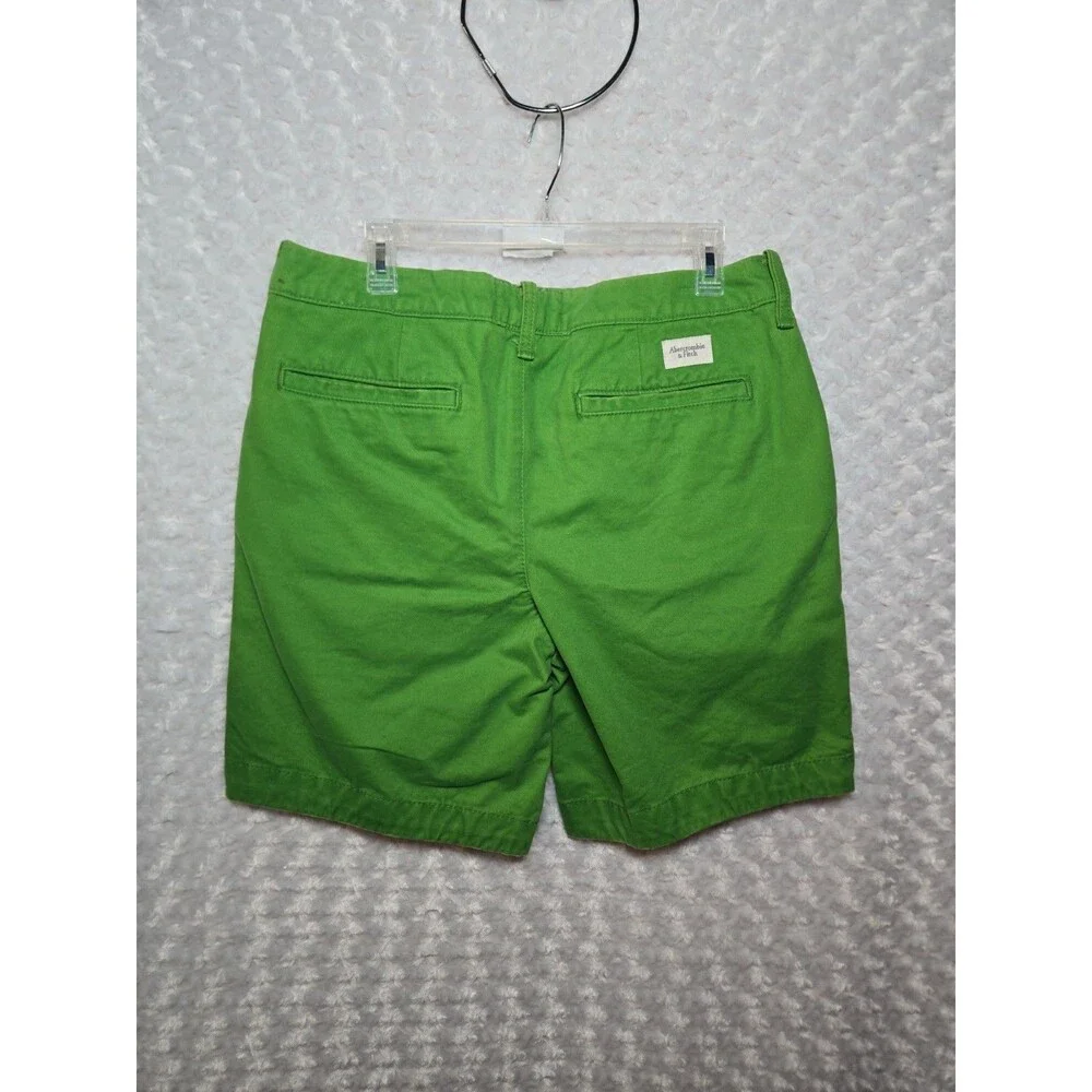 Abercrombie And Fitch Green Mens Shorts Size 34