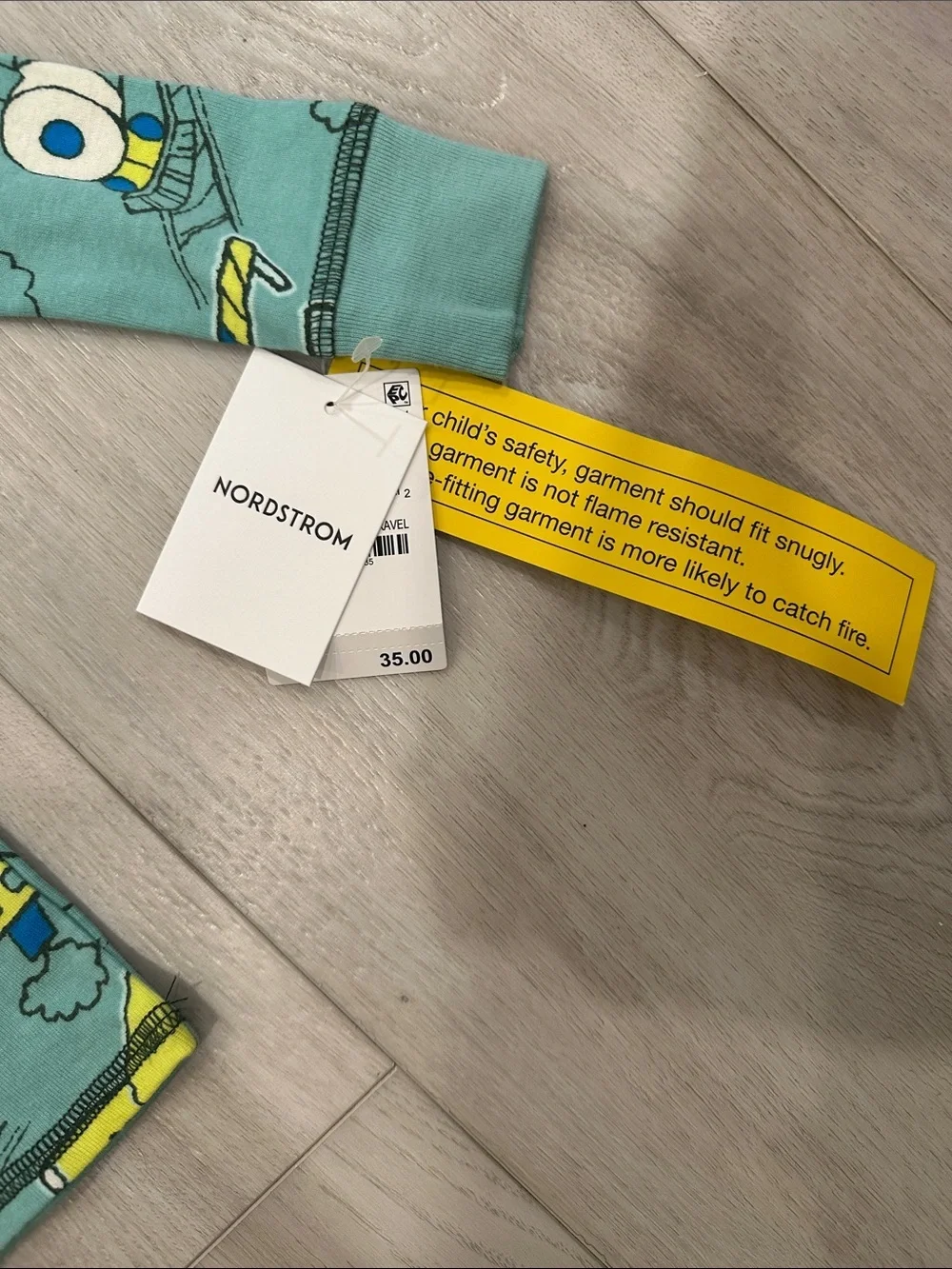 Nordstrom Kids Glow in the Dark Transportation Pajama Top Size 3NWT
