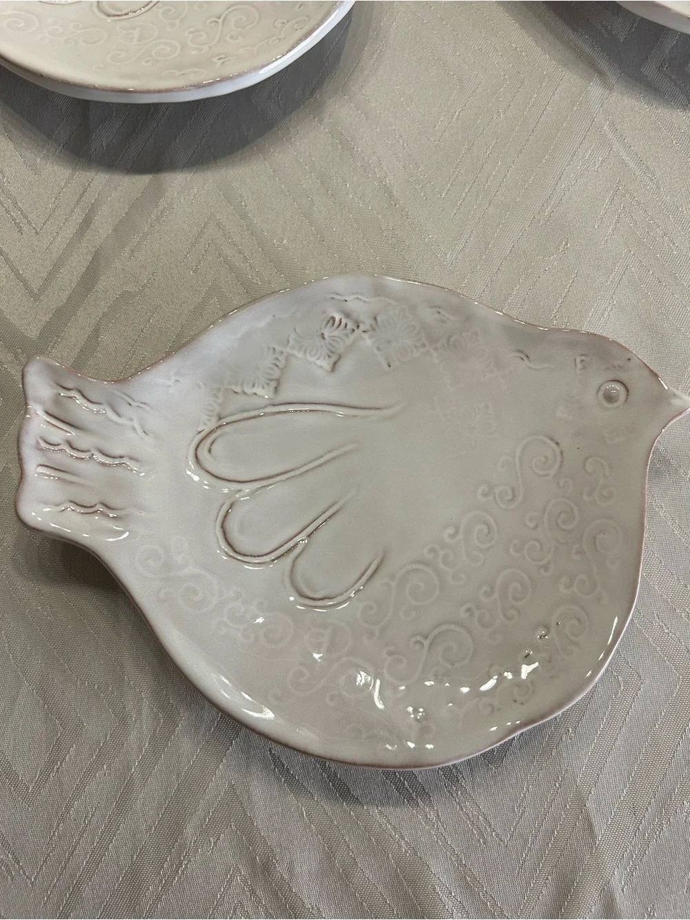 Set of 3 Bellezza Bird Plates by Vietri