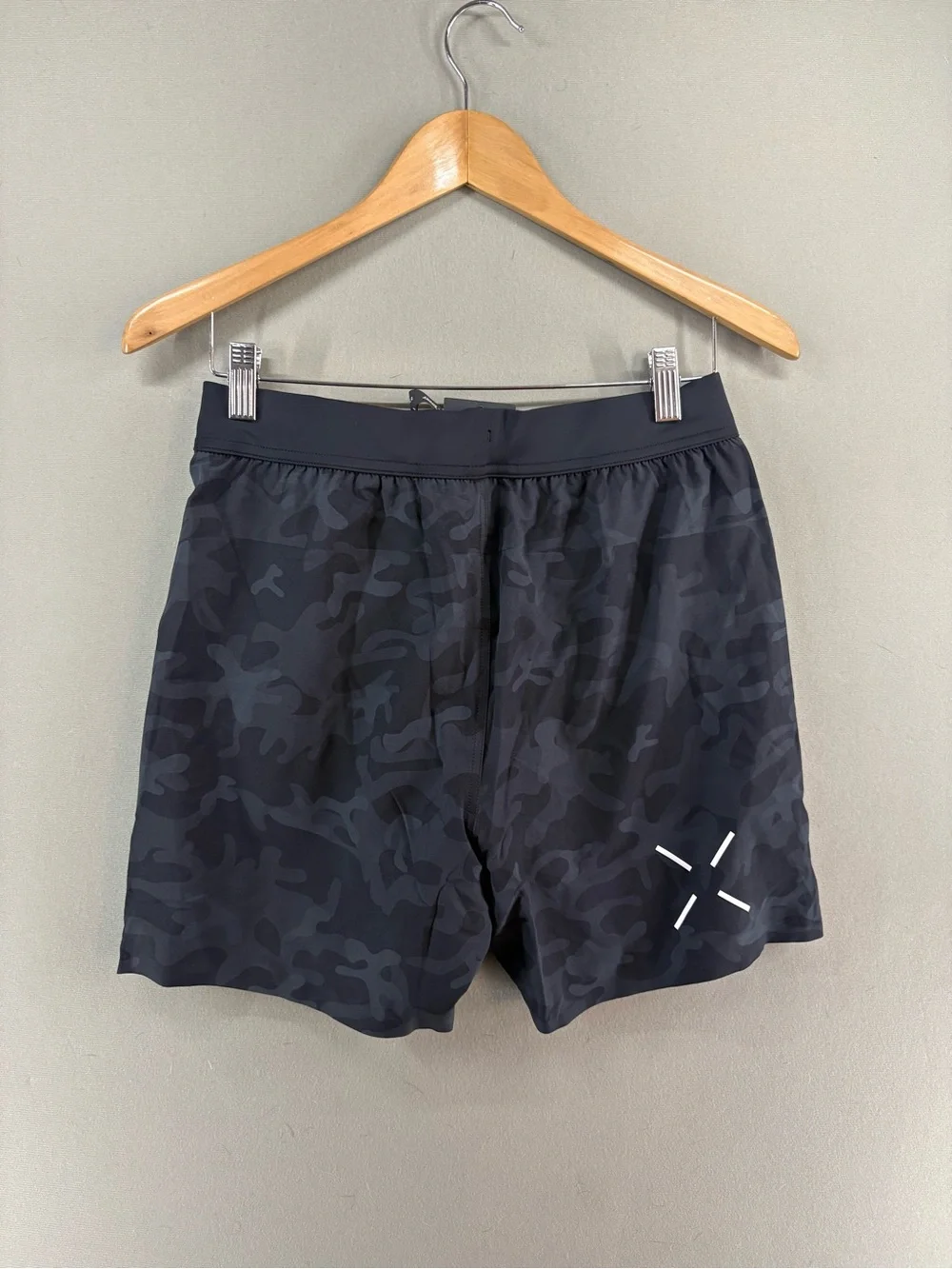 Interval Short Lined 7in BlackCamo Small Workout Gym Training