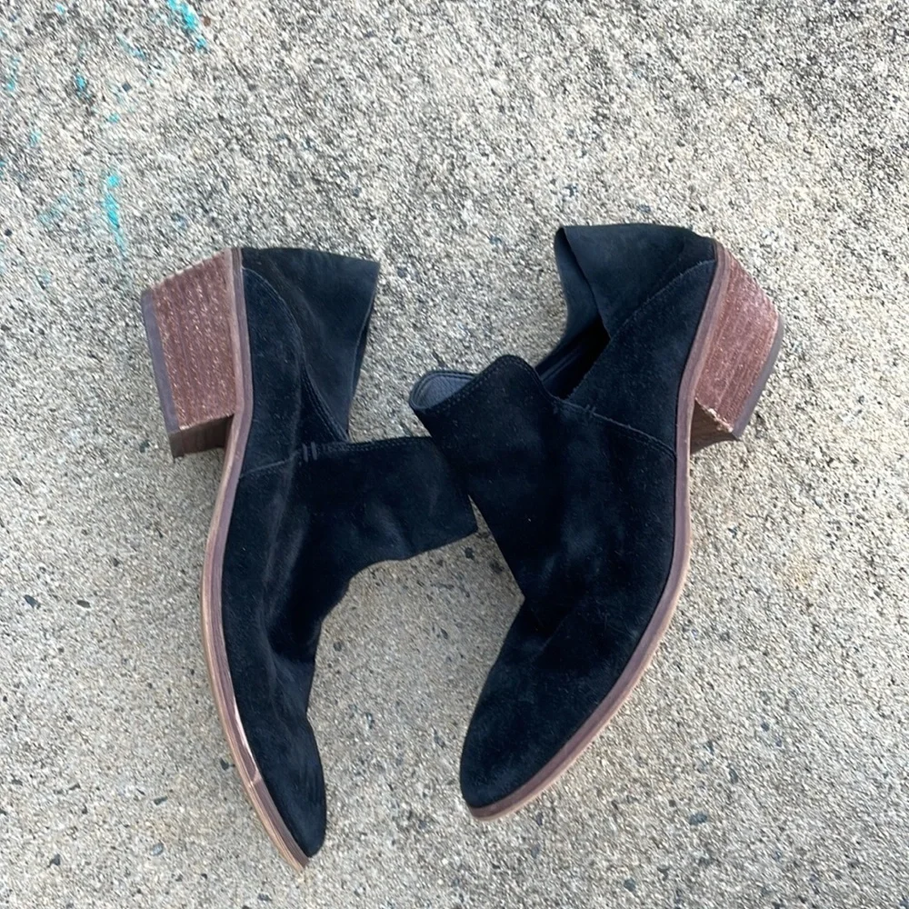 Sam Edelman Black Suede Convertible Prentice Bootie