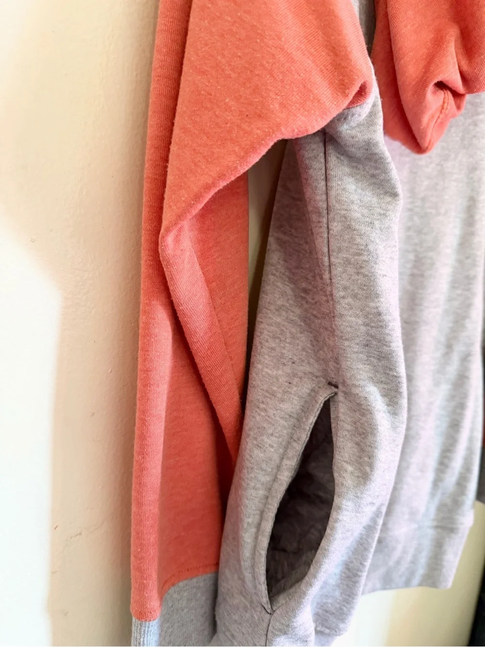 Cherokee Kids Coral and Gray 'Happy Camper' Hooded Sweatshirt