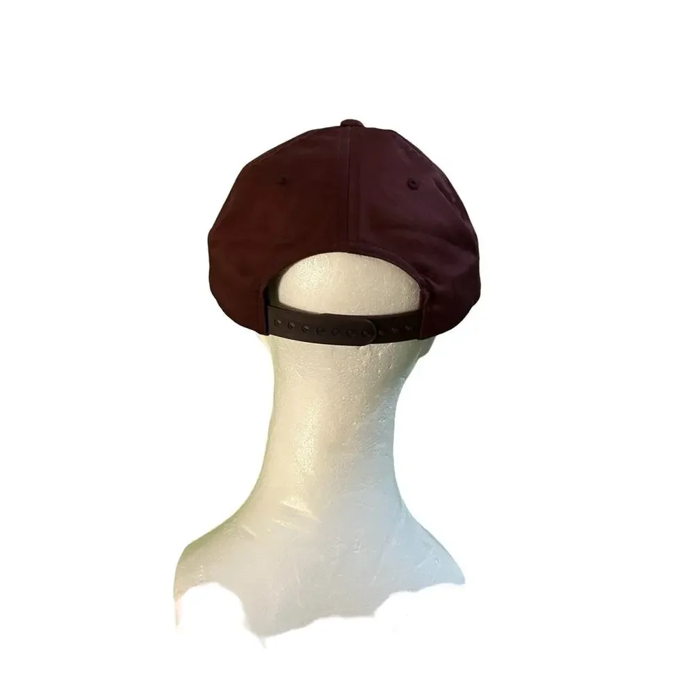 Maison Article Los Angeles Maroon Snapback Hat Embroidered Logo Adjustable Cap