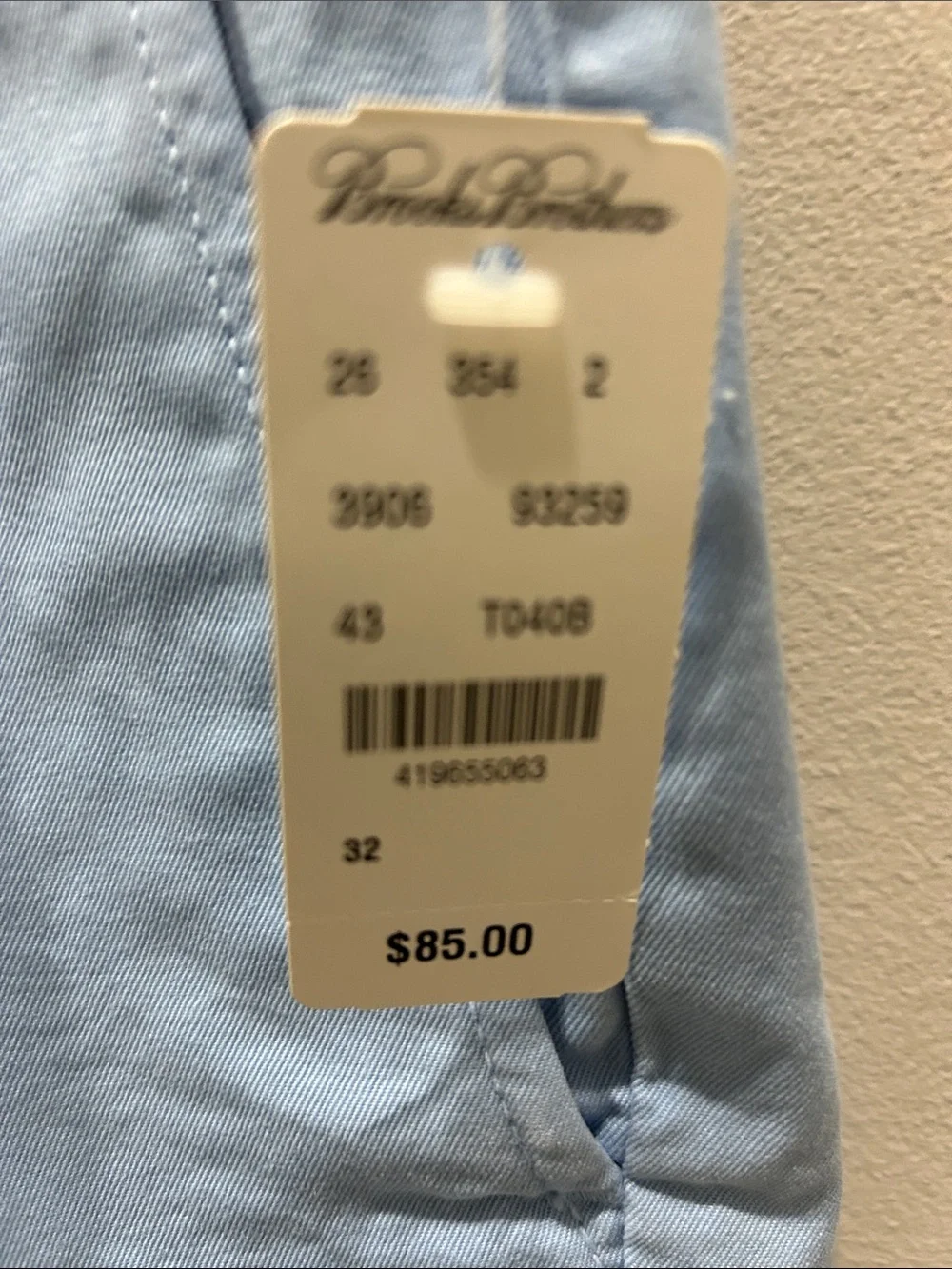 Brooks Brothers smart size clean