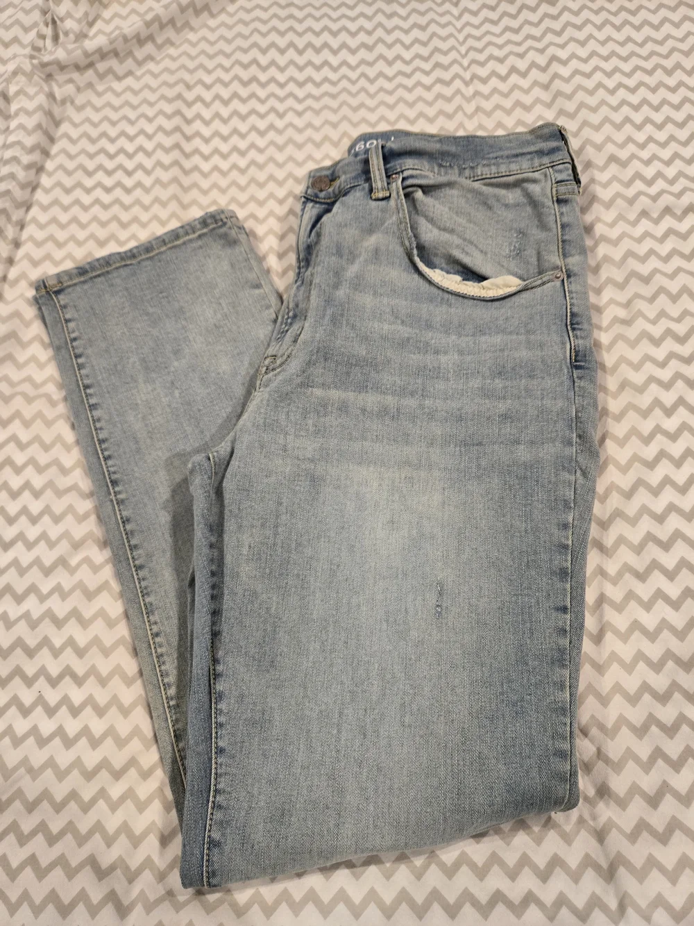 *Arizona Jean Co* Athletic Taper Jeans - Light Denim