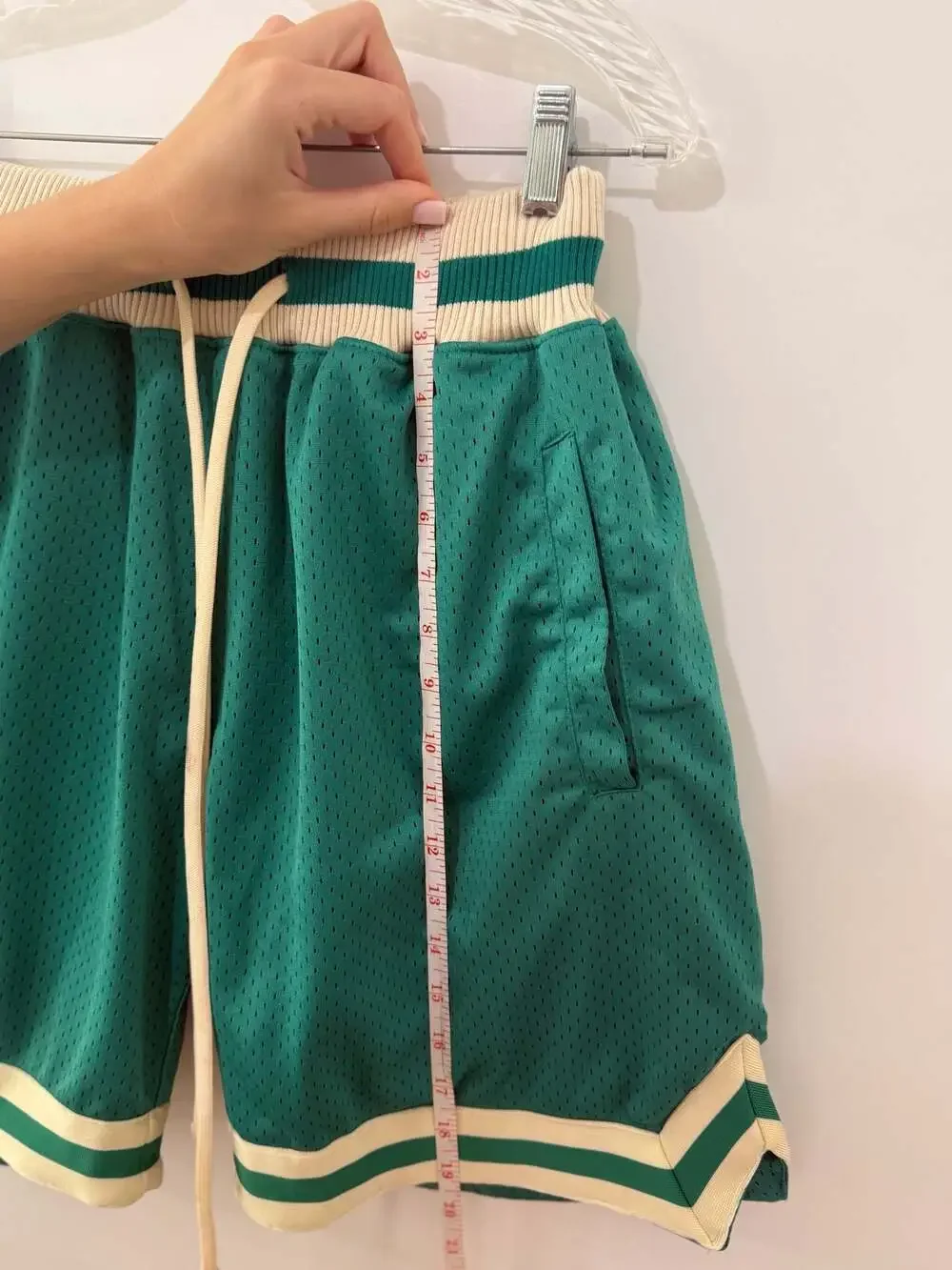 Mitchell & Ness Boston Celtics Kelly Green Mesh Swingman Basketball Shorts