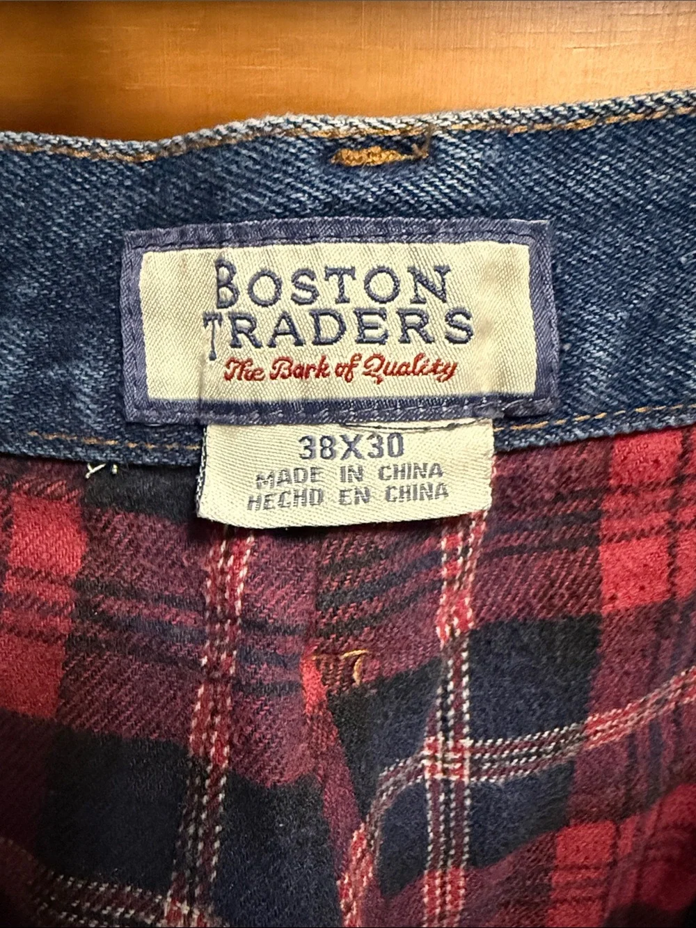 Boston Traders lining jeans exterior