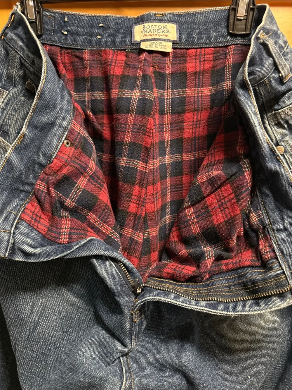 Boston Traders flannel photos denim