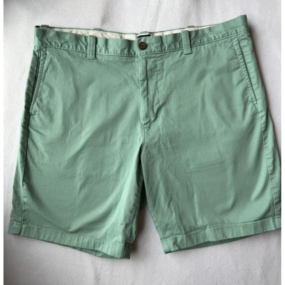 J Crew Mens 38 Green Chino Shorts 9