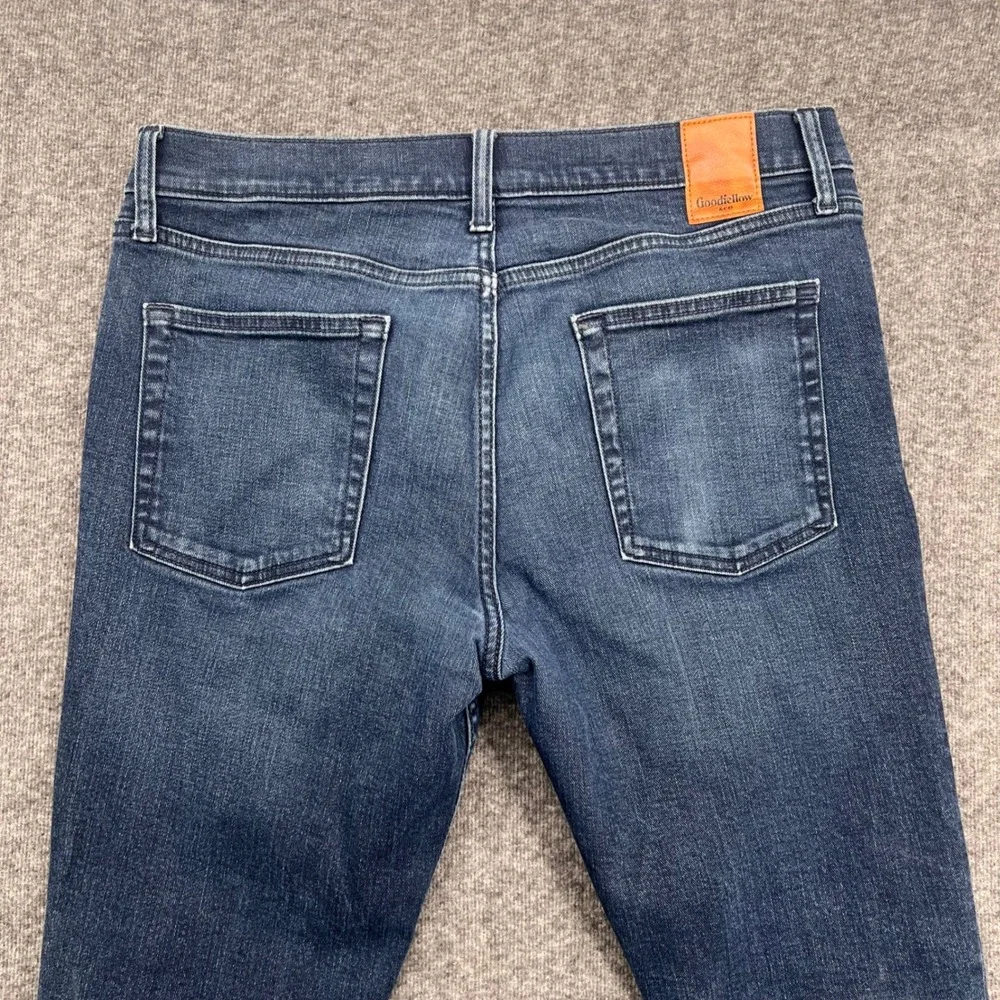 Goodfellow & Co Mens Skinny Total Flex Dark Wash Blue‎ Denim Jeans 34x28