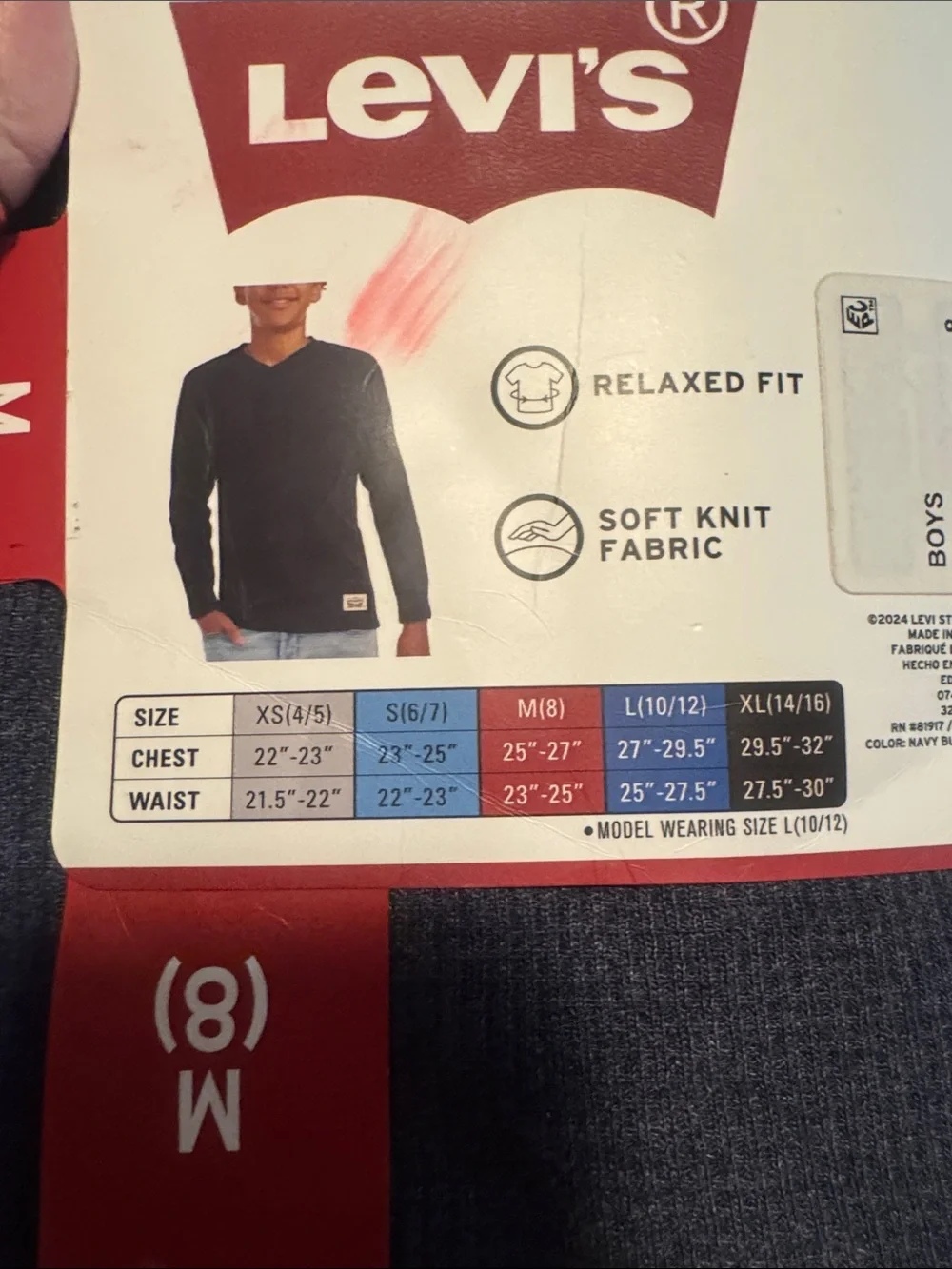 Levis relaxed gray