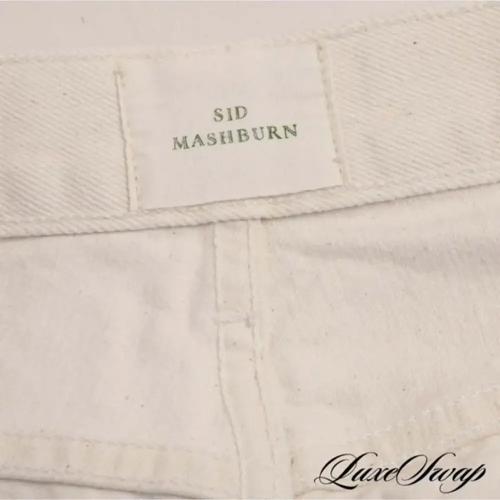 Sid Mashburn Men's Ecru Denim Straight Fit Jeans