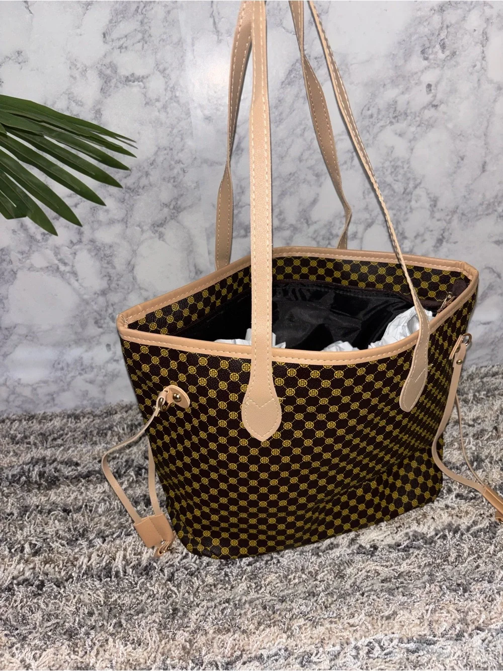 No Brand brown patterned