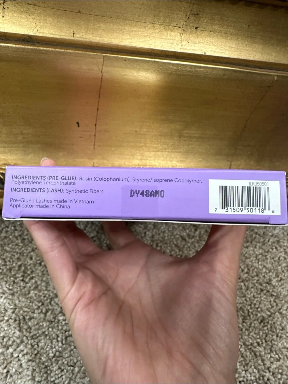 NIB Impress Beauty The No Glue Falsies Pre-Glued Lashes Soft Natural 50118