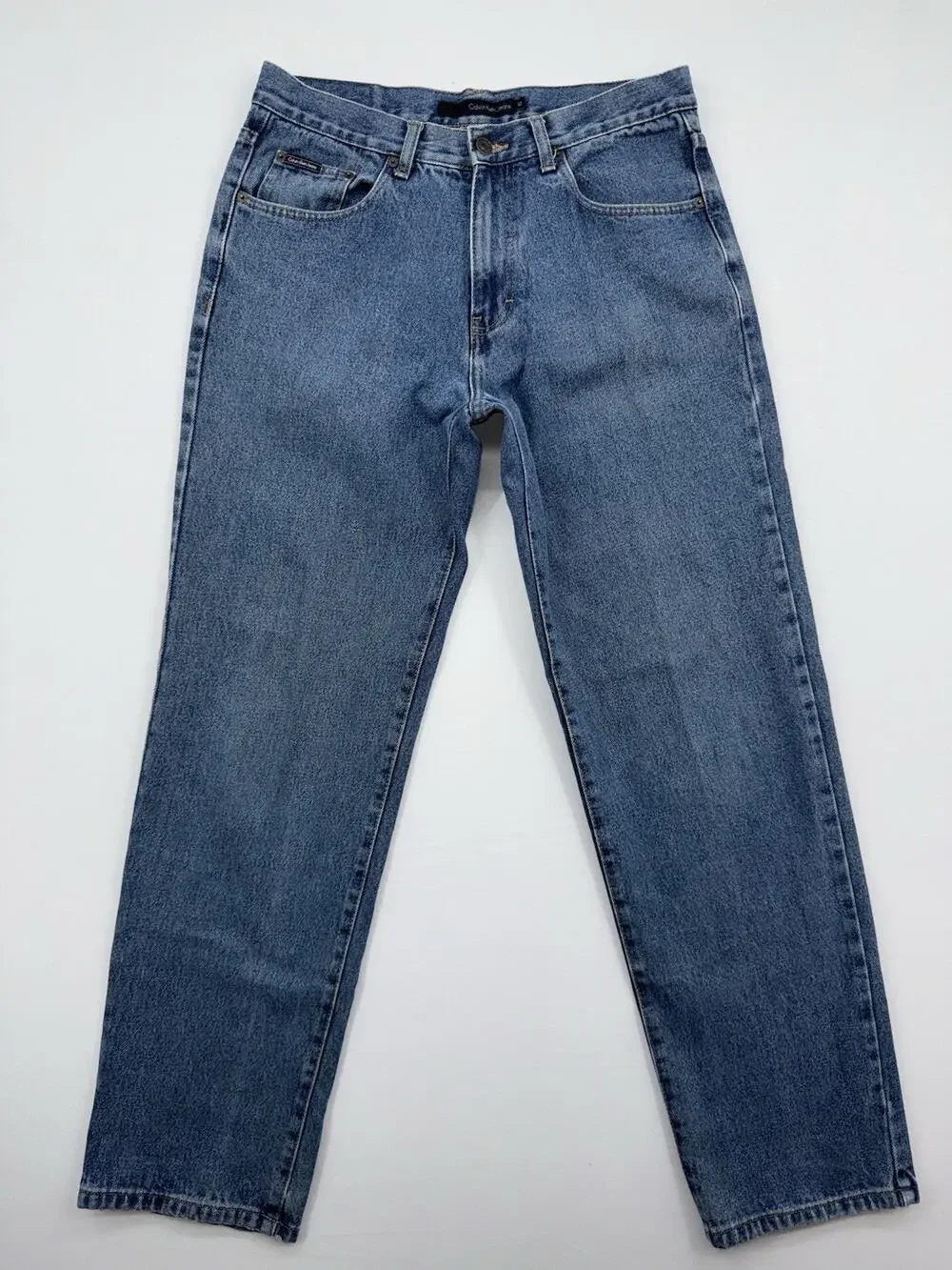 Calvin Klein Mens Medium Wash 5 Pocket Denim Jeans 32/31