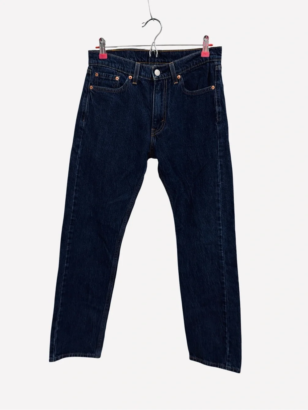 Levi’s 505 Regular Fit Straight Leg Dark Wash Jeans Men’s Size 30x30