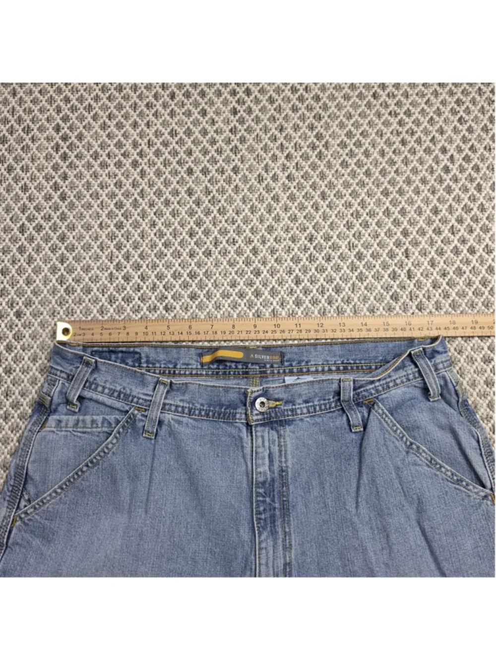 Levi’s SilverTab Carpenter Jeans Men’s W36 L30 Light Wash Utility Denim Pants