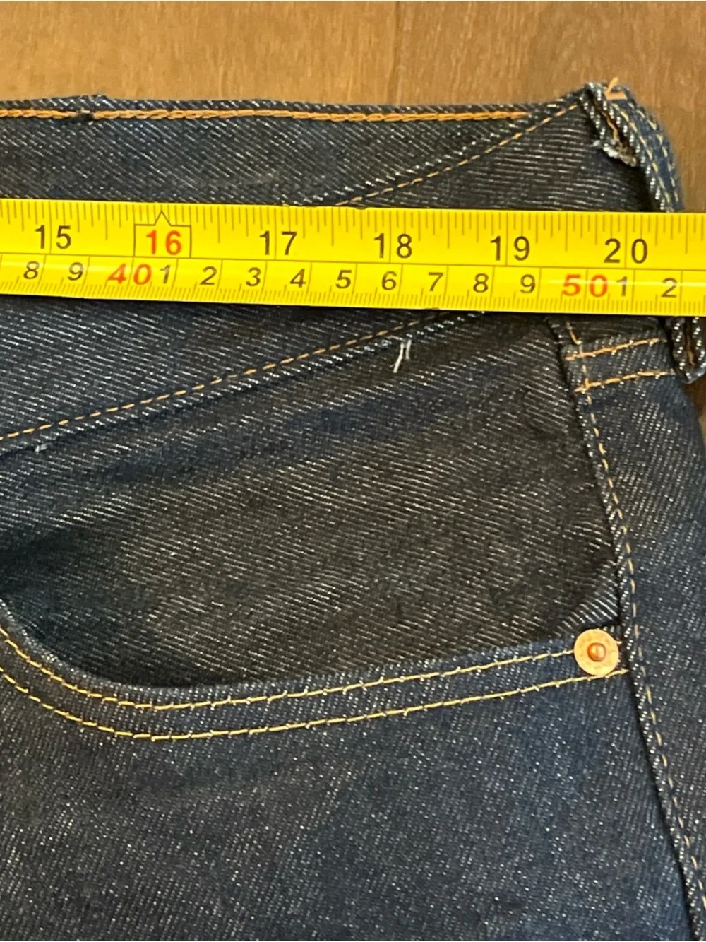Men's Dark Blue Straight-Leg Jeans