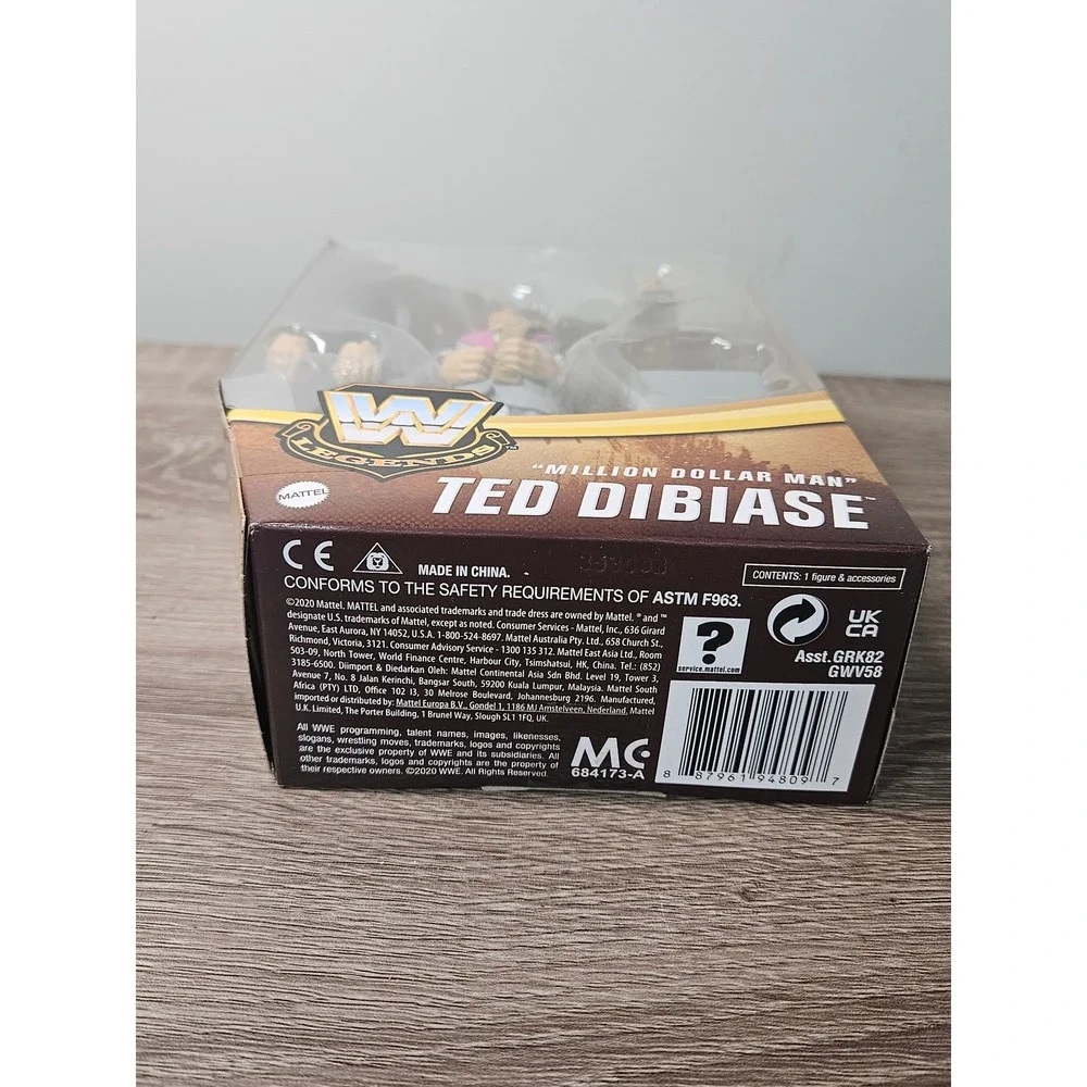Ted Dibiase Chase Factory Sealed | Elite Legends Series 9 | WWE WWF | Mattel