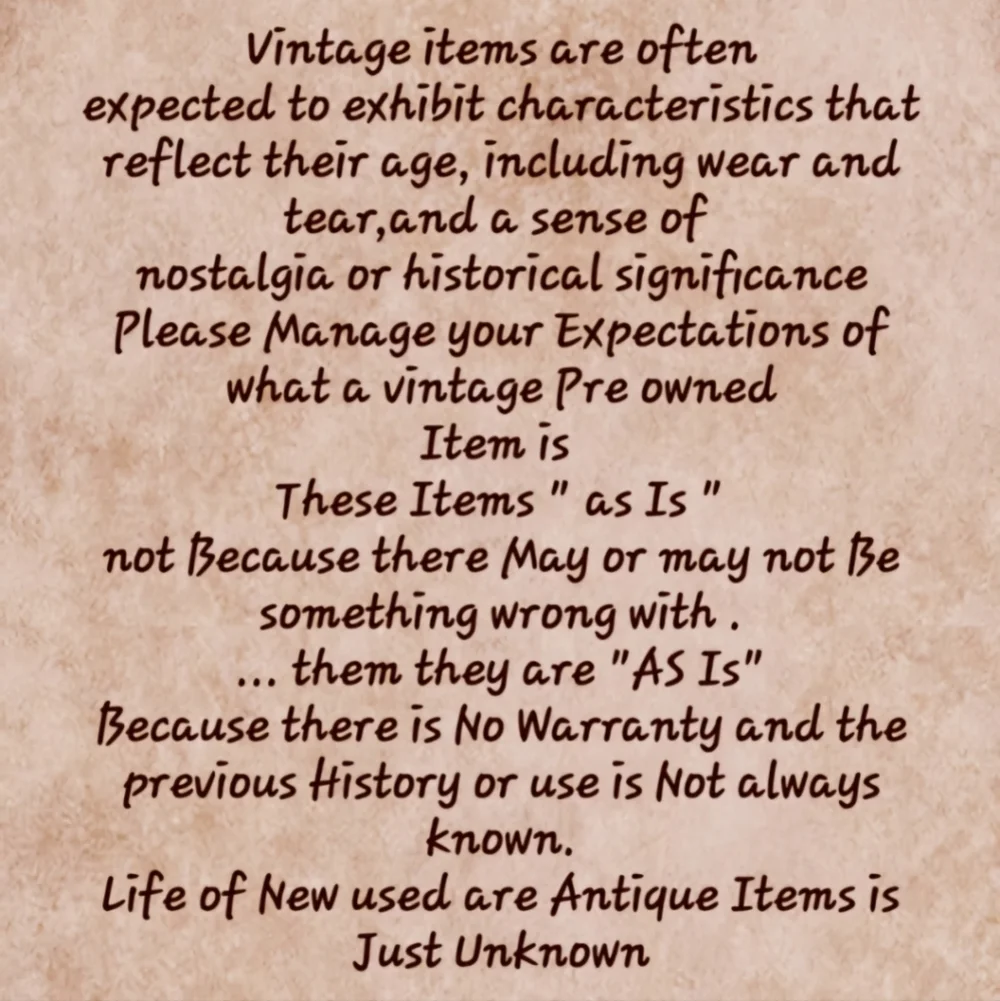 Vintage handcrafted jennie