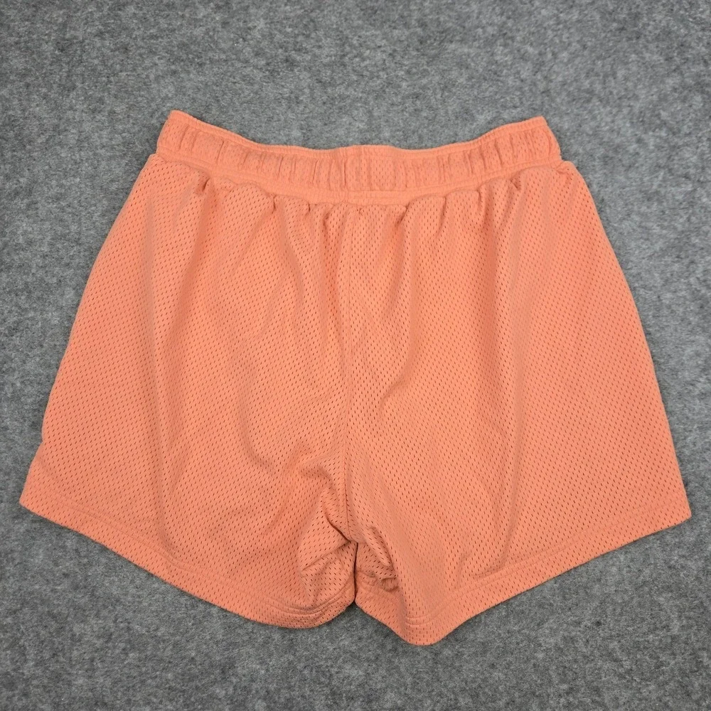 Gymshark Lifting Club Shorts Men's Medium Orange Mesh Lined 5