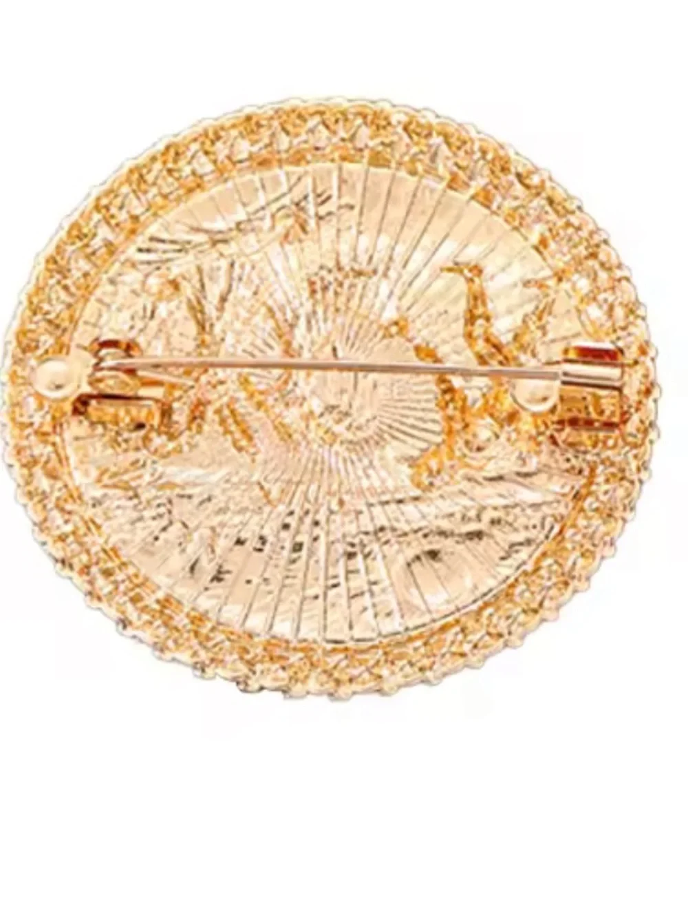Anthropologie round brooch