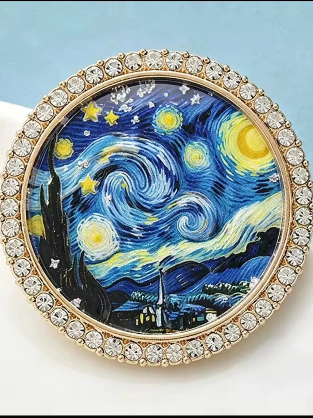 Anthropologie round brooch