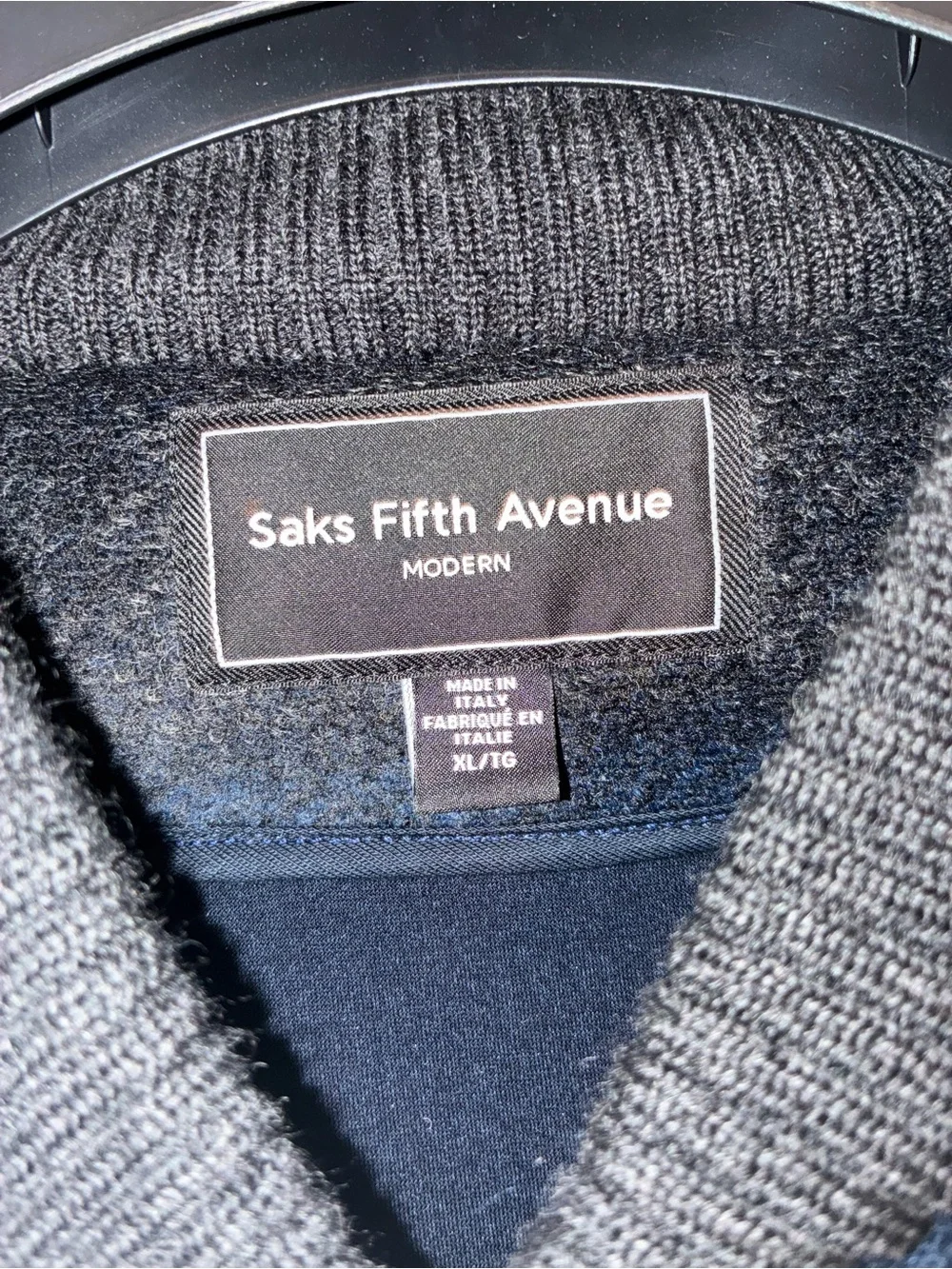 Saks Fifth Avenue plaid sophisticated