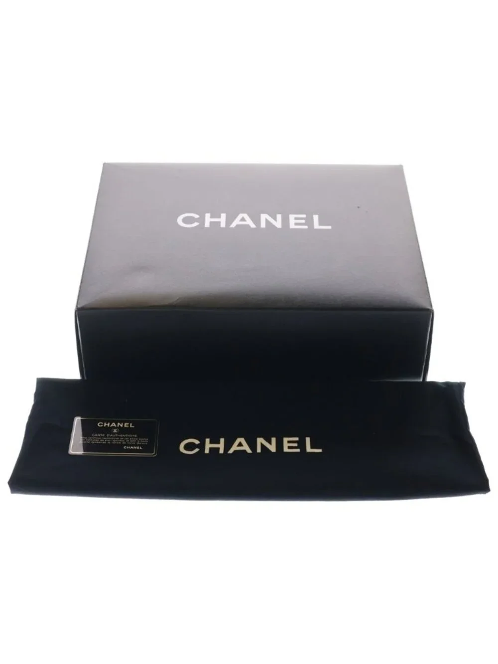 Chanel Maxi Quilted 30 S Flap Chain Shoulder Bag Black Caviar Leather Box Card