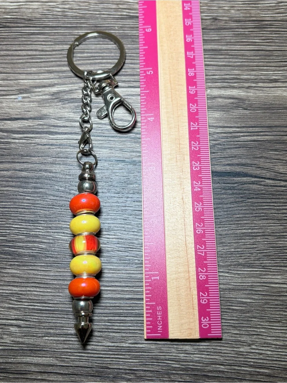 Handmade beaded pointed