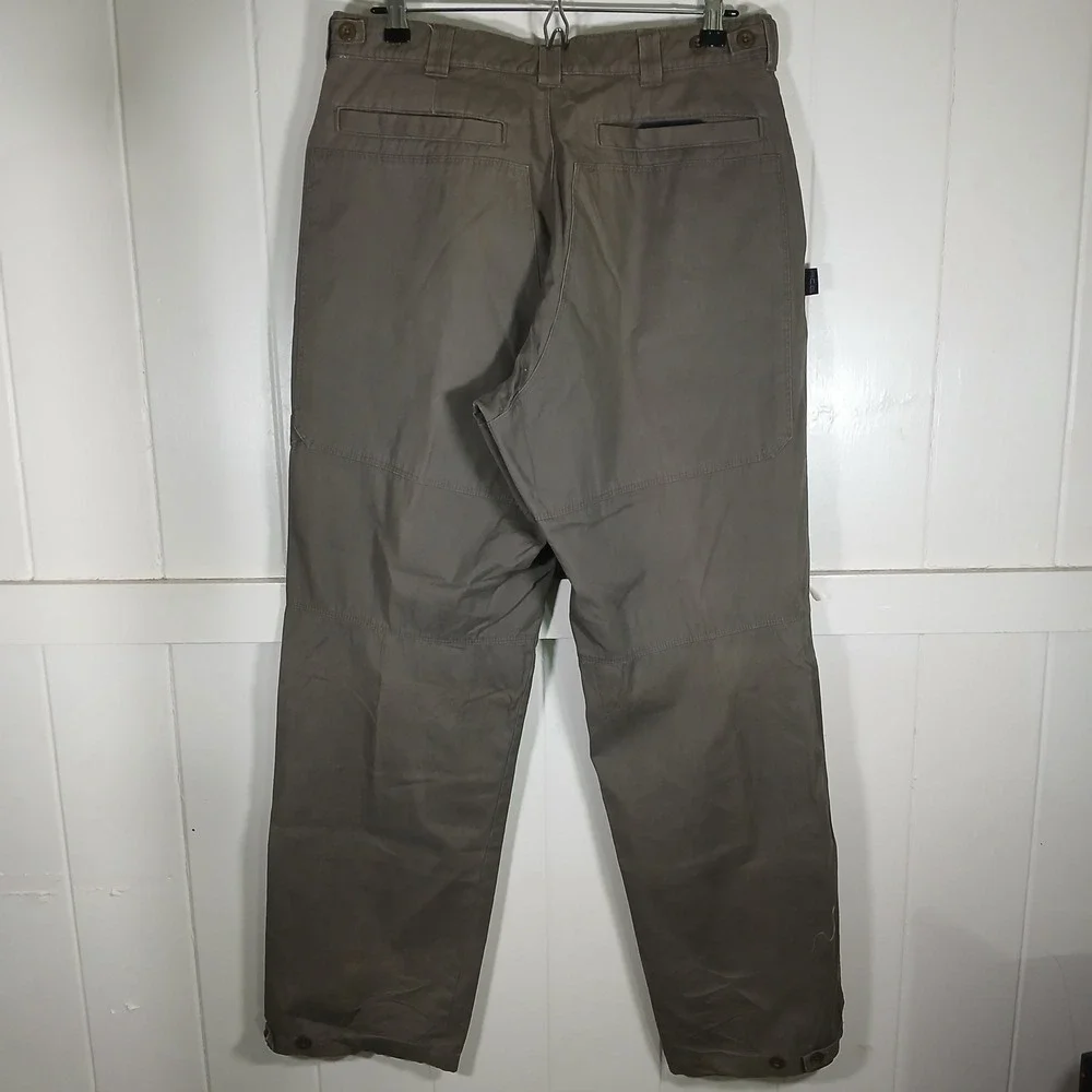 Nike ACG Double Knee Canvas Utility Pants Men 32 Olive Drab Workwear Trousers