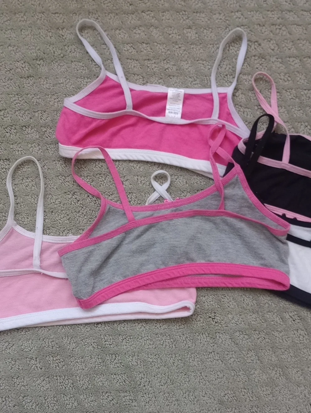 3 For $15🩵Girls' Five Cotton Blend Training Bras