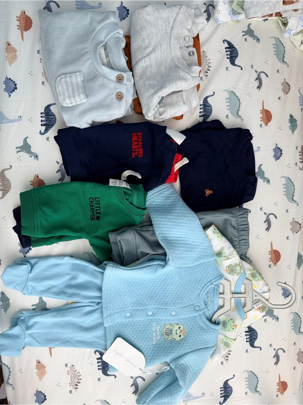 Baby Boy Multi Outfit Bundle - 0-3 Months