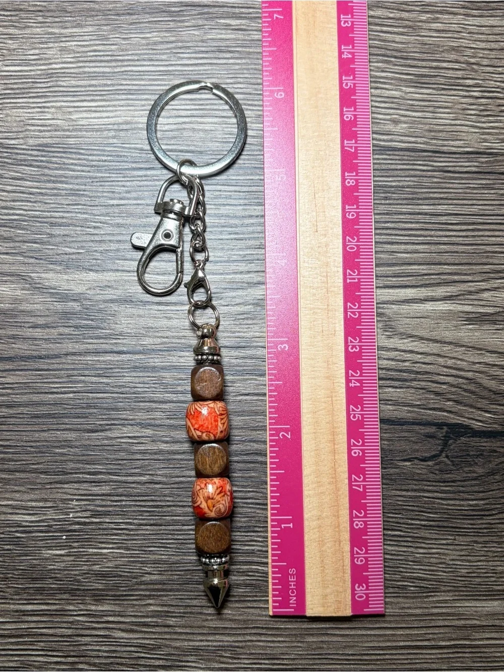 Handmade beaded pointed