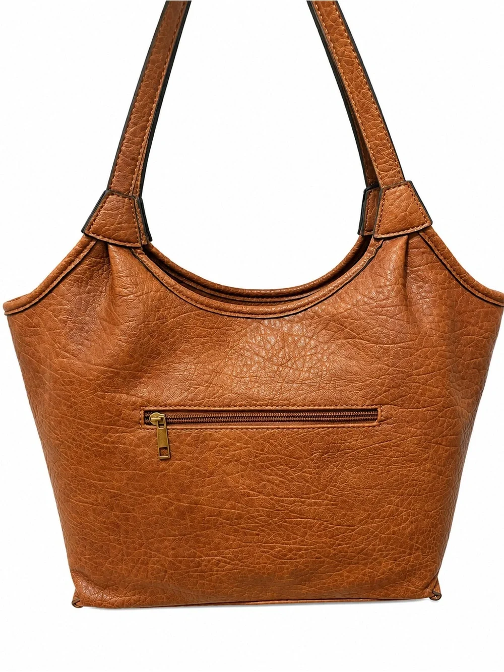 DS Tan Fringe Hobo Shoulder Bag