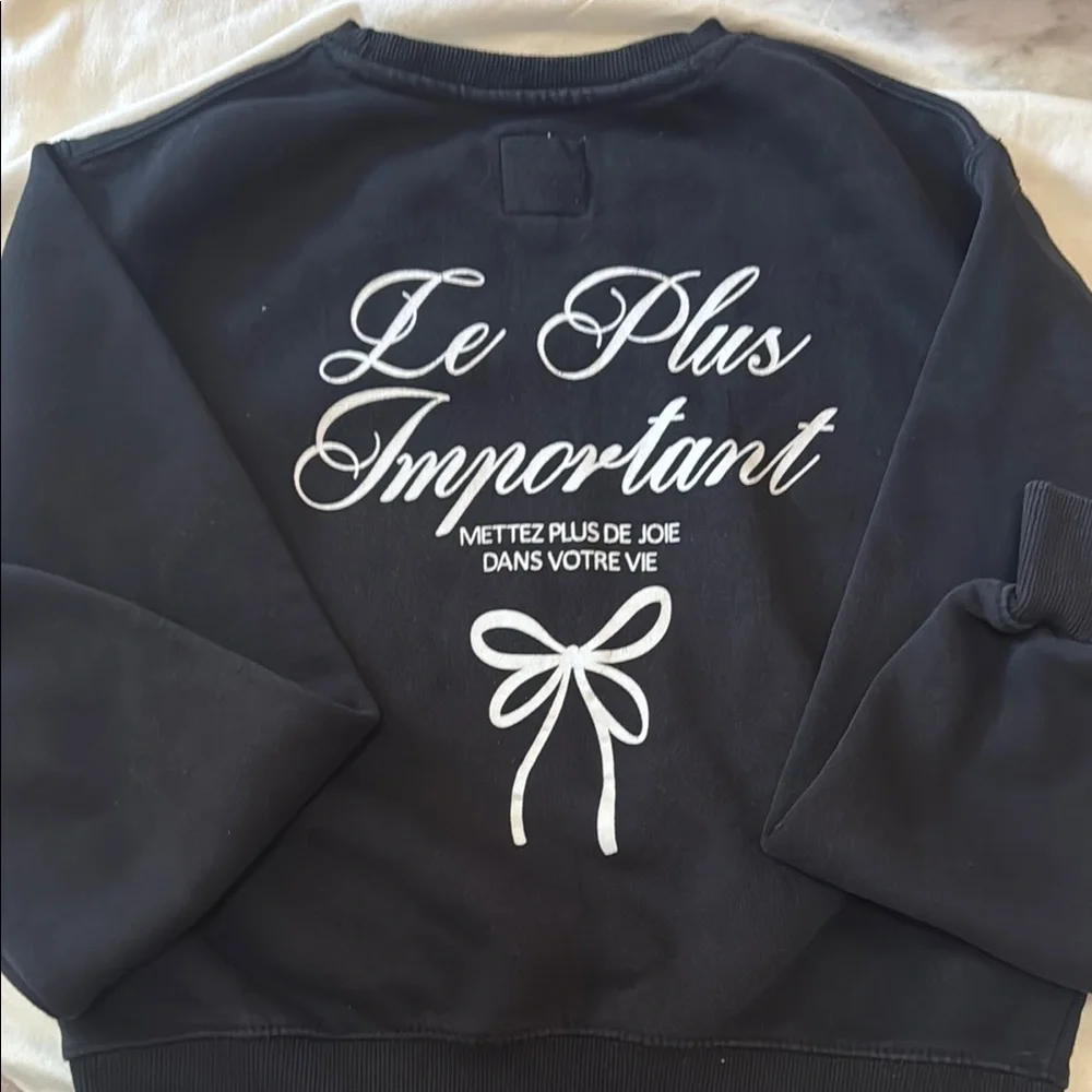 Zara color soft sweatshirt