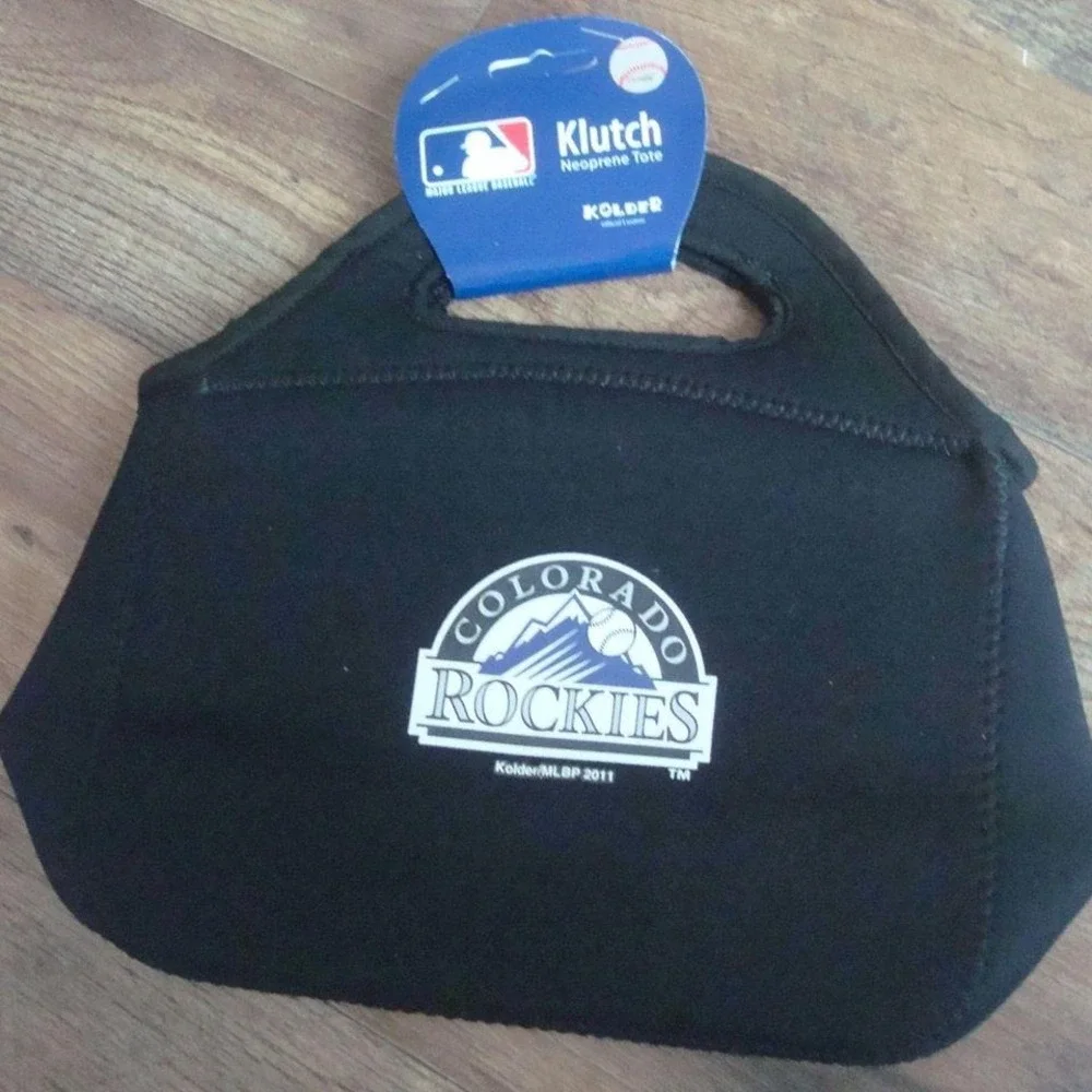 COLORADO ROCKIES 8X10 BAG‎ PURSE VINTAGE ZIPPER L4