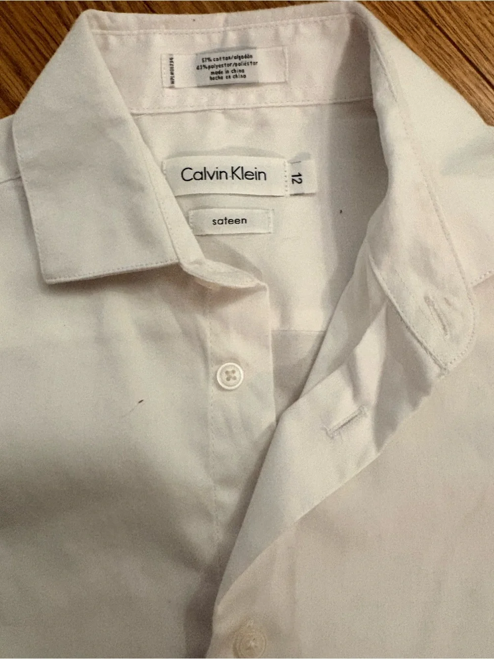 Calvin Klein crisp white