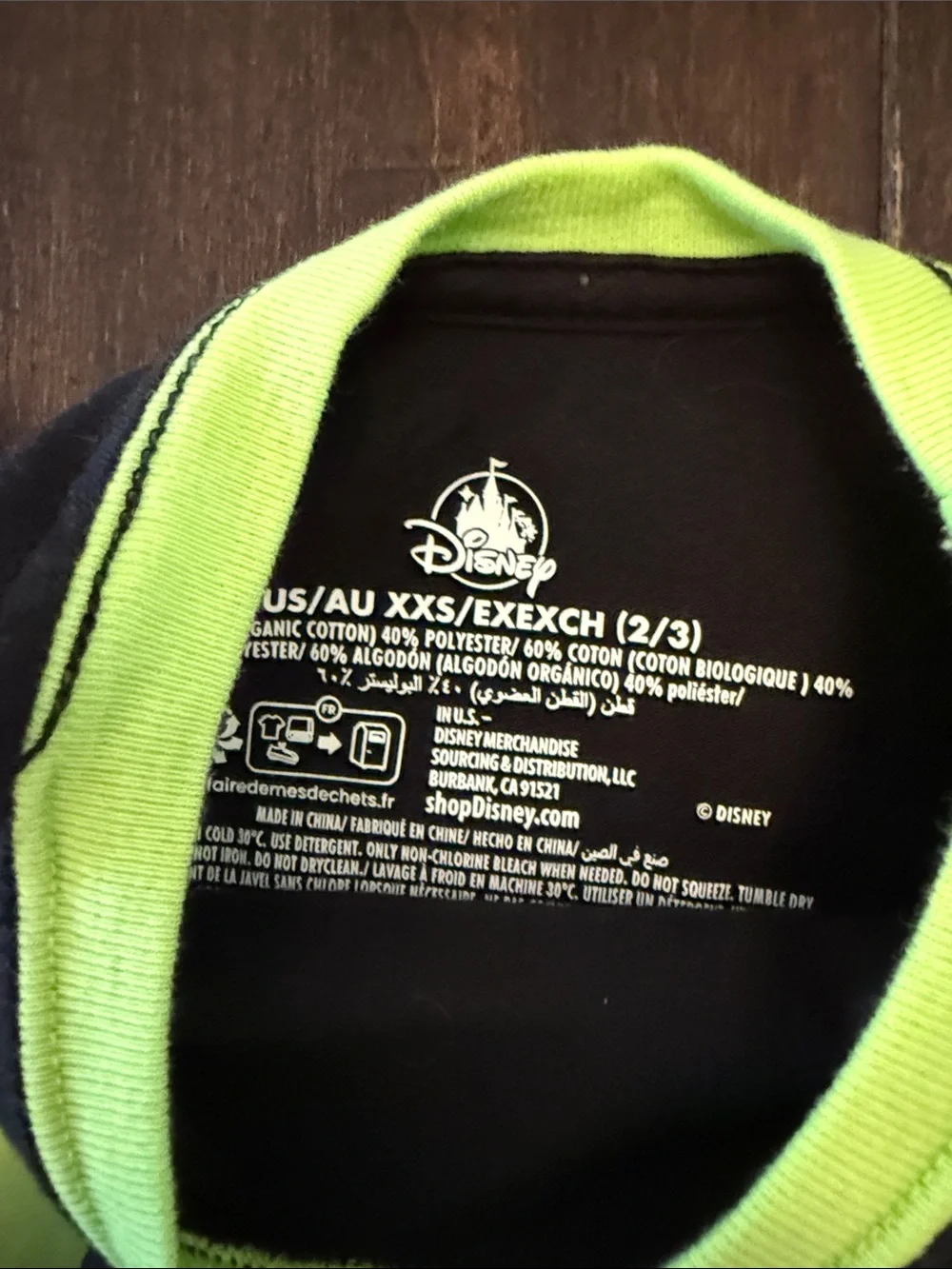 Disney black short