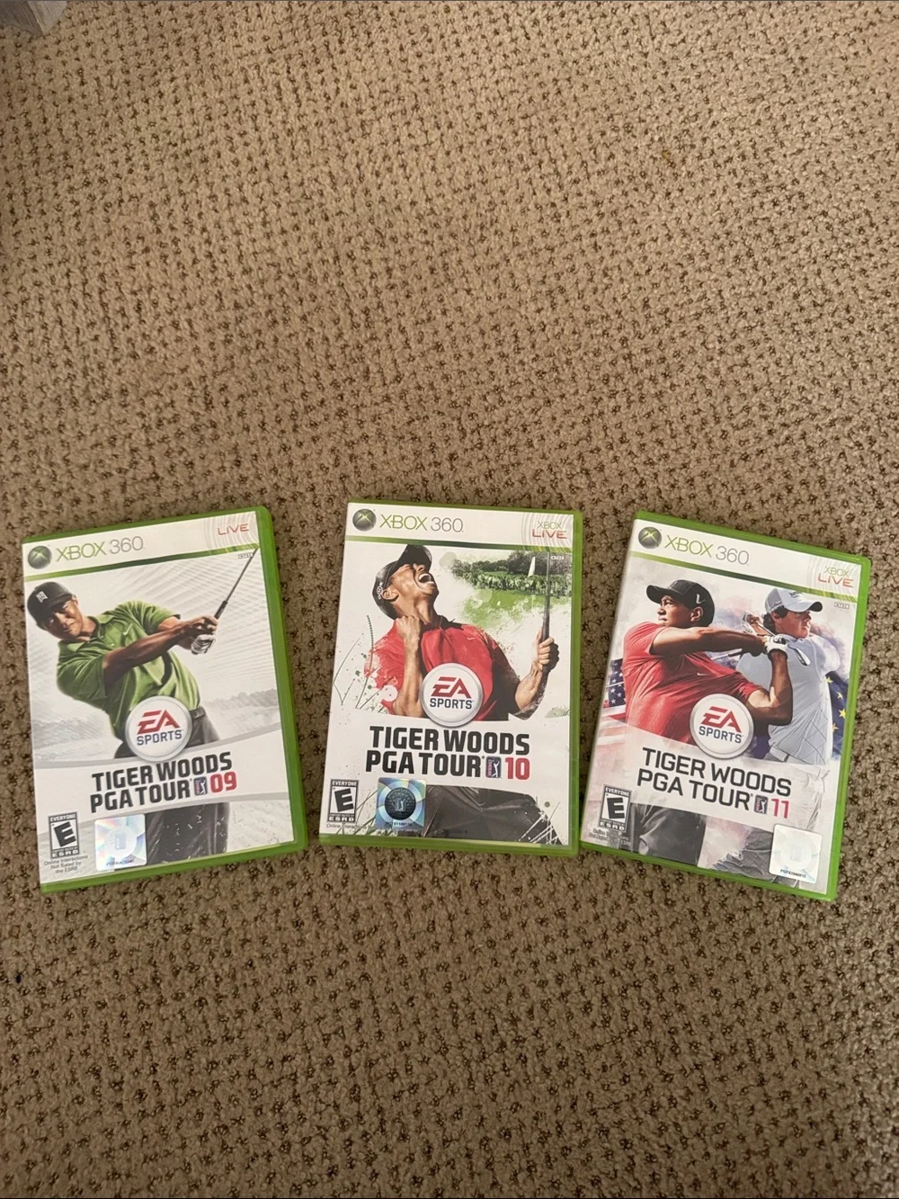 Microsoft Xbox 360 Tiger Woods PGA Tour Games - Green/White/Red
