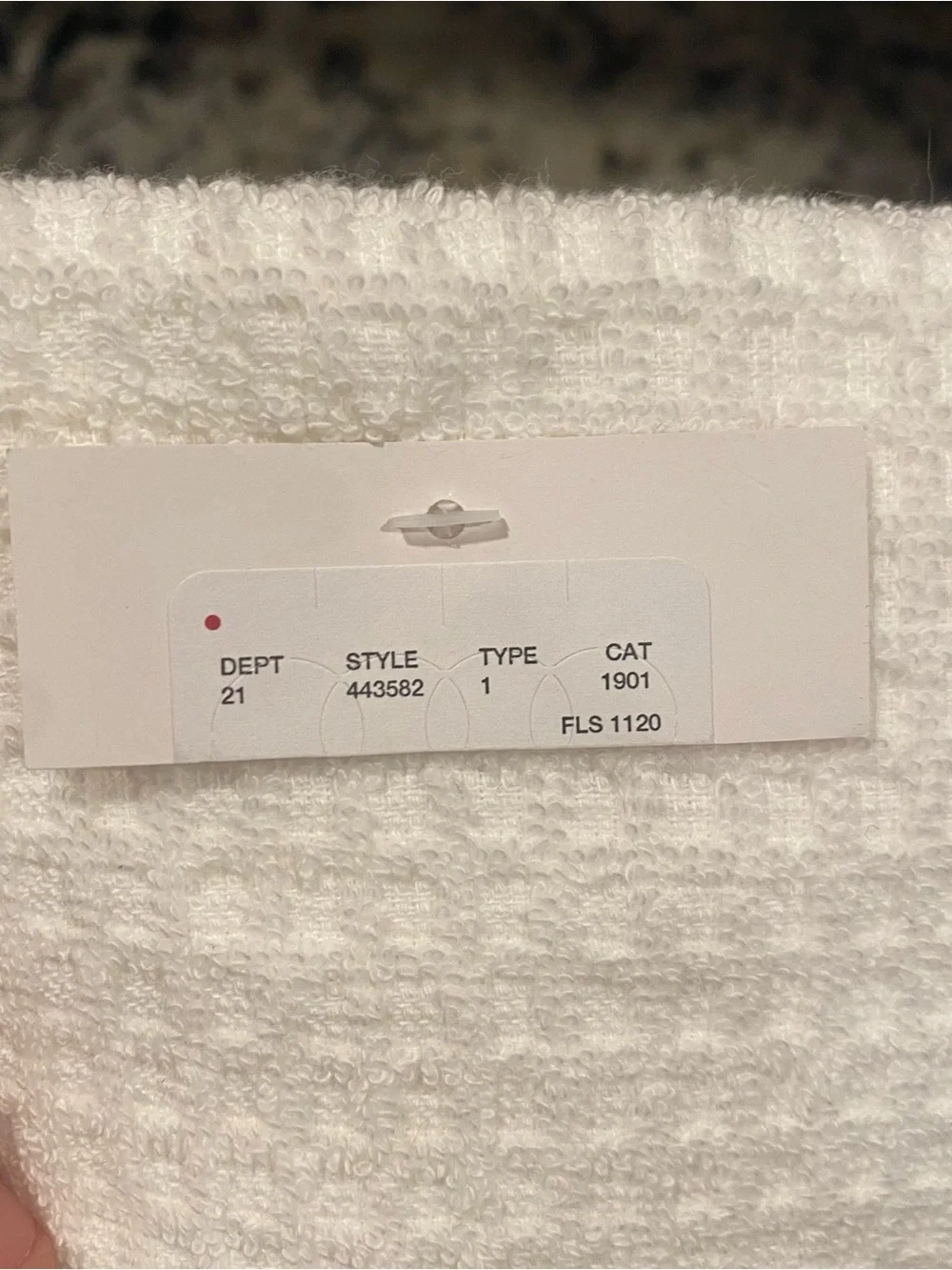 Rae Dunn lettering embroidered friendly