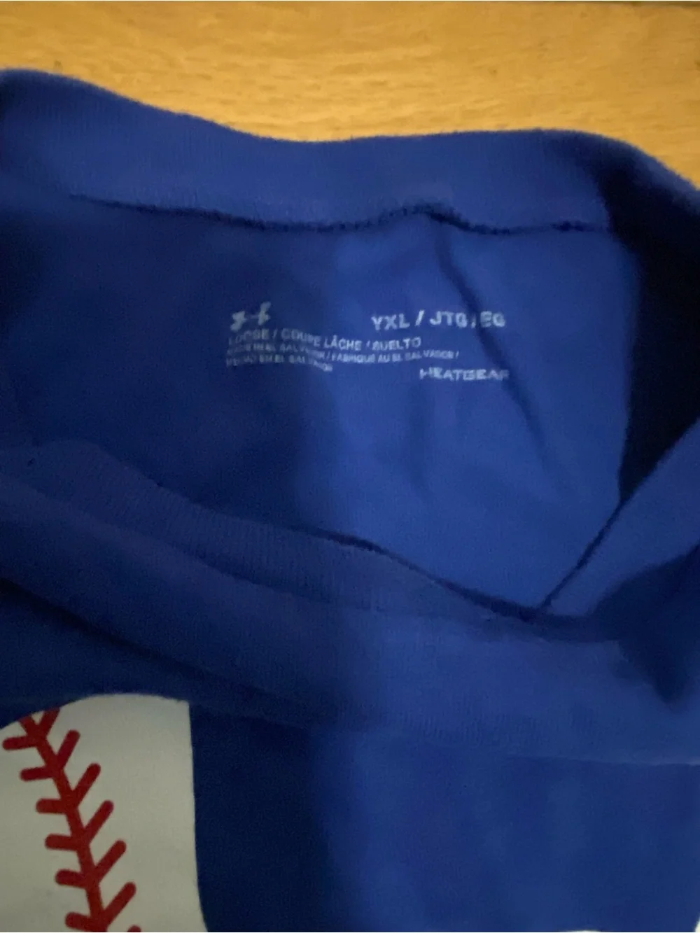 Under Armour Royal Blue Baseball Graphic Tee