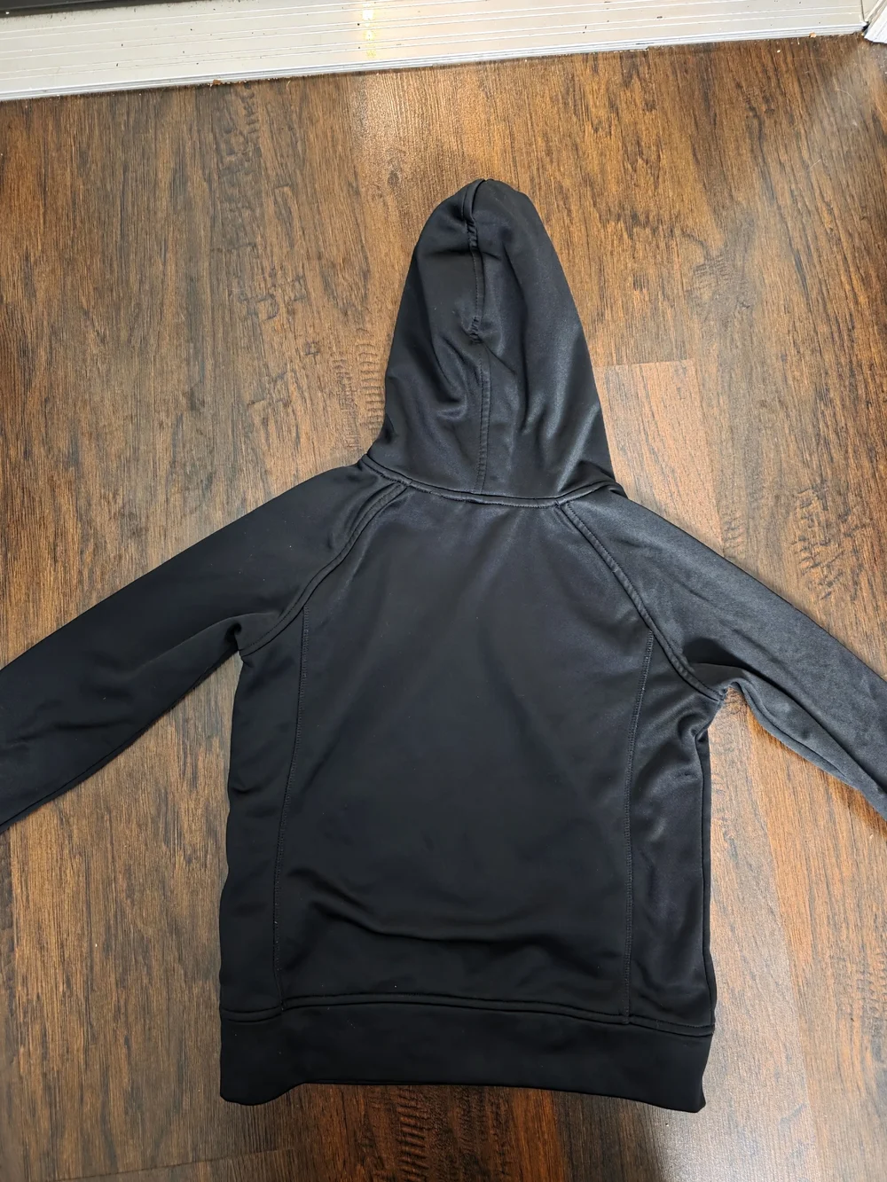 Puma Black Hoodie with Silver Logo 8-10