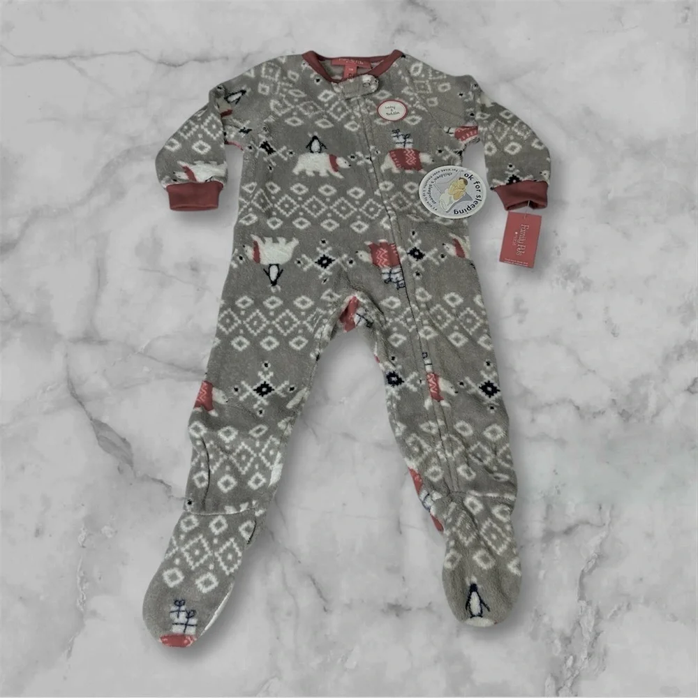 Family PJ for Macys piece footed