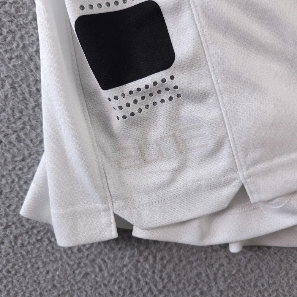 Nike Elite Basketball Shorts Mens XXL White Black Dri Fit Pull On Athletic 9