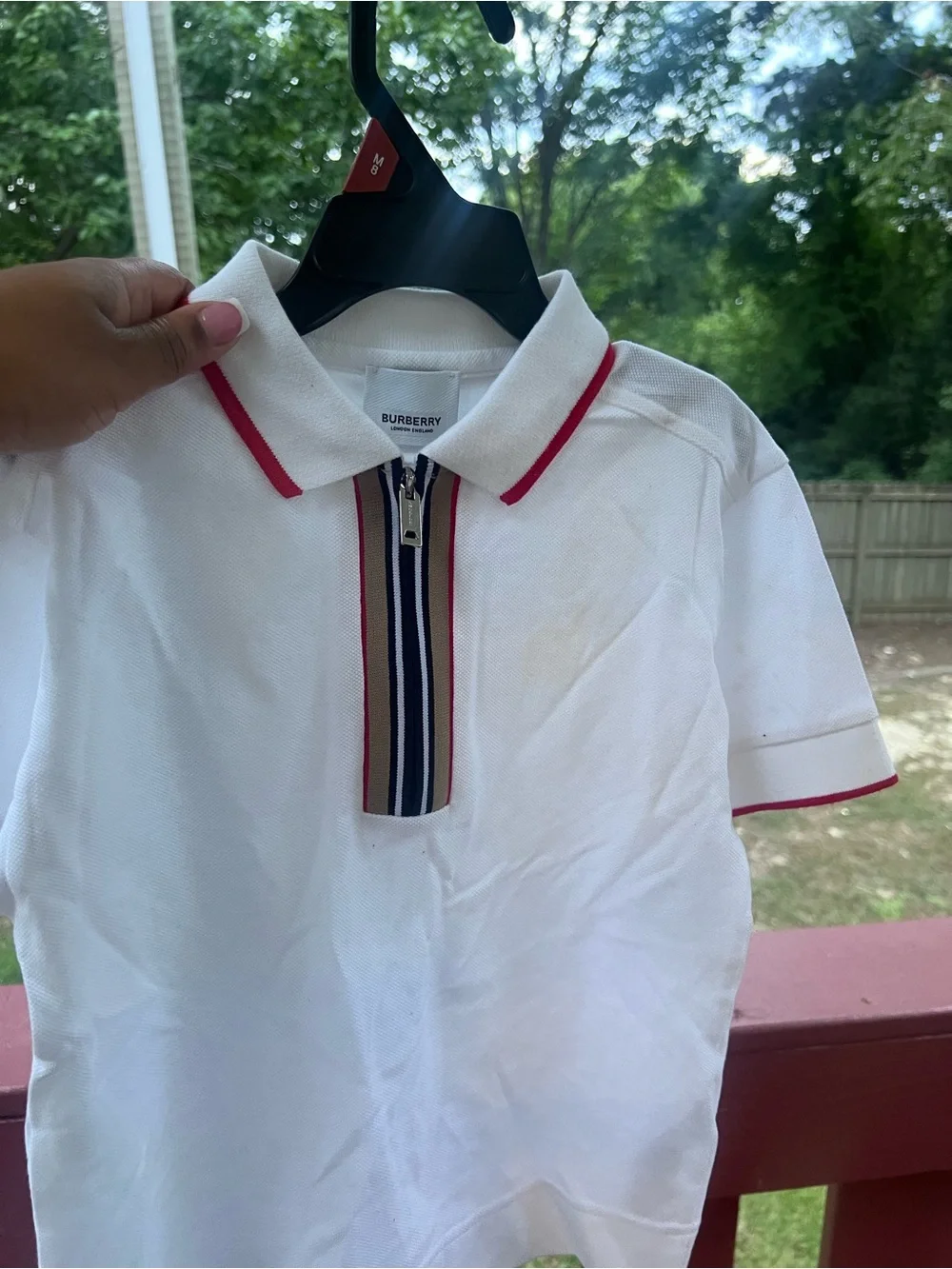 Burberry classic button