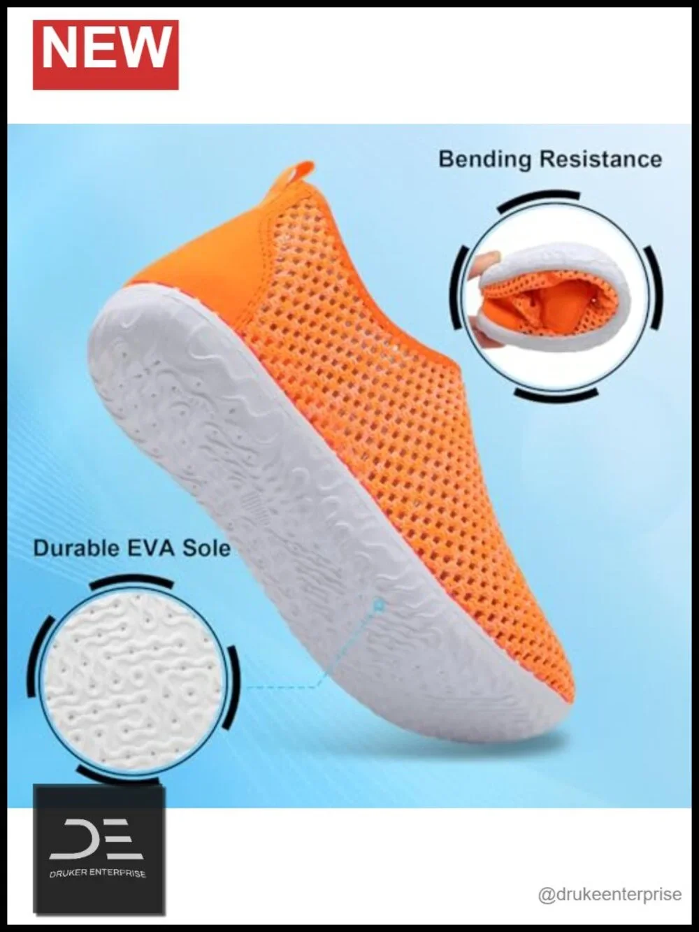 Quick Dry Lightweight Water Shoes Non-Slip for Beach Swim Surf Yoga Sports