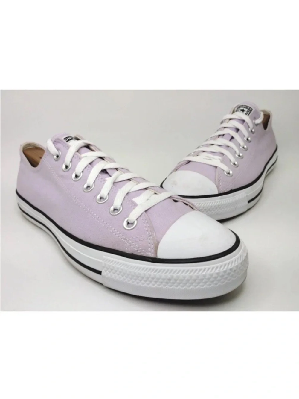 Converse Chuck Taylor All Star Low Top Pastel Lilac Purple Sneaker Women's 6 NEW